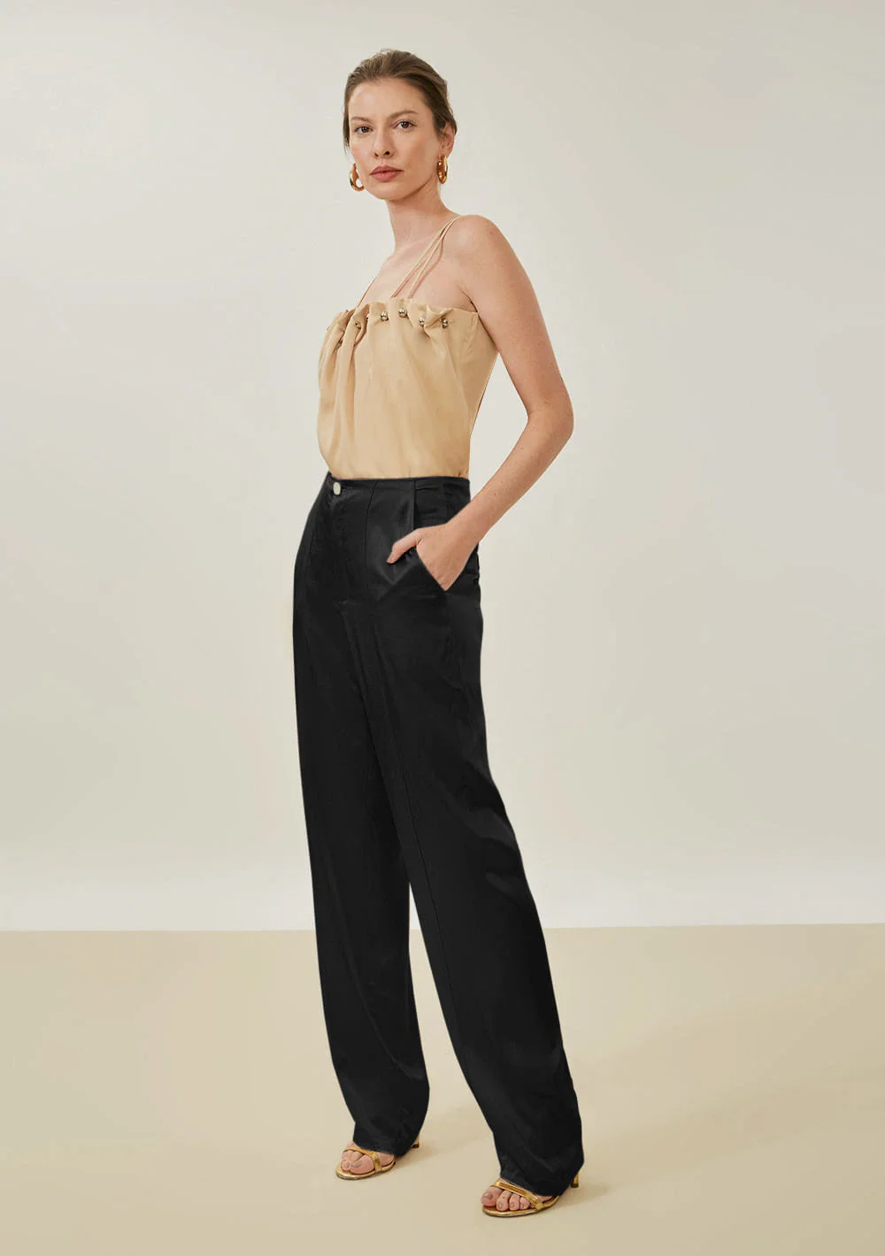 Calça Maria.Valentina Reta Alta Preto