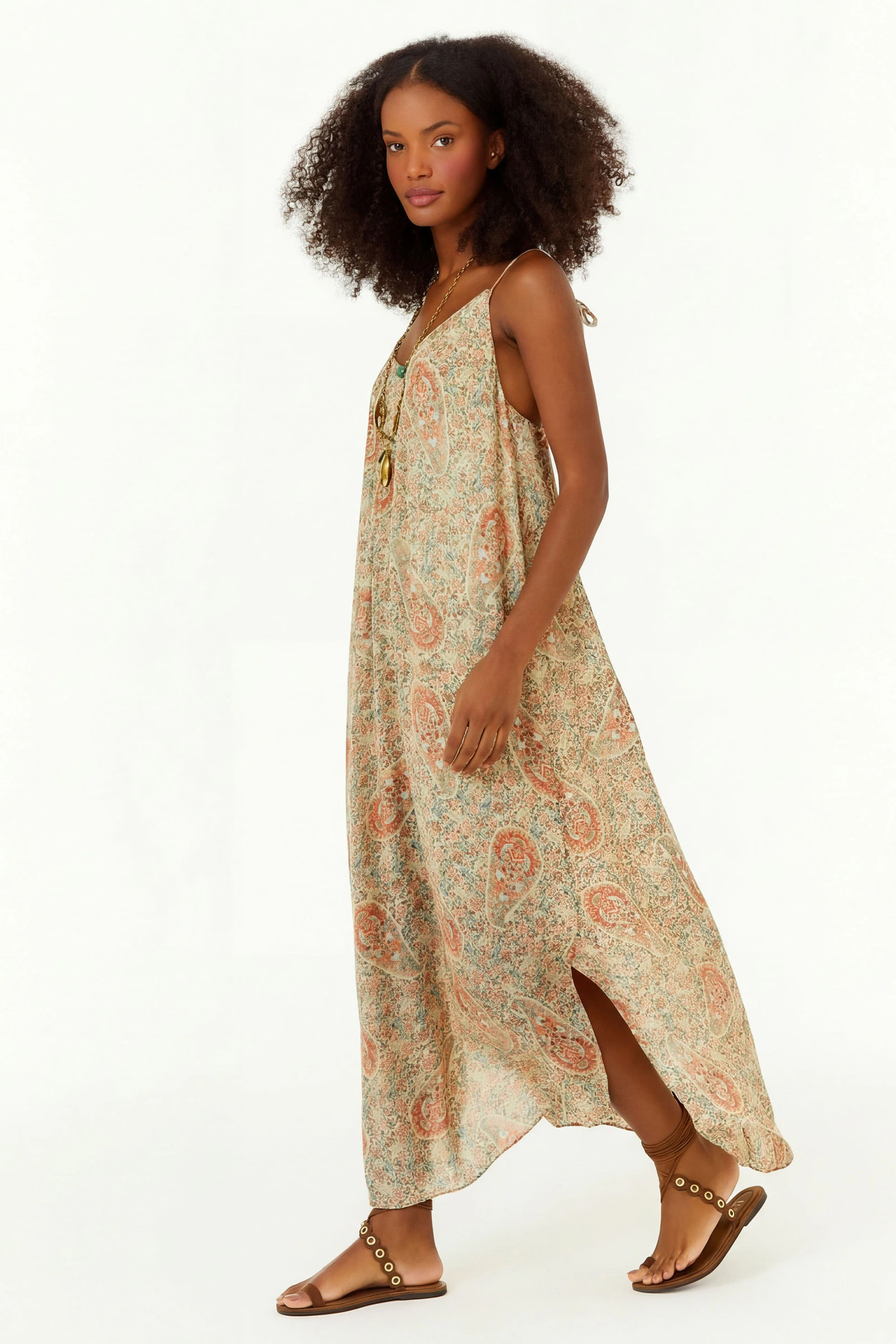 Vestido Midi Ggt Estampa Liberty