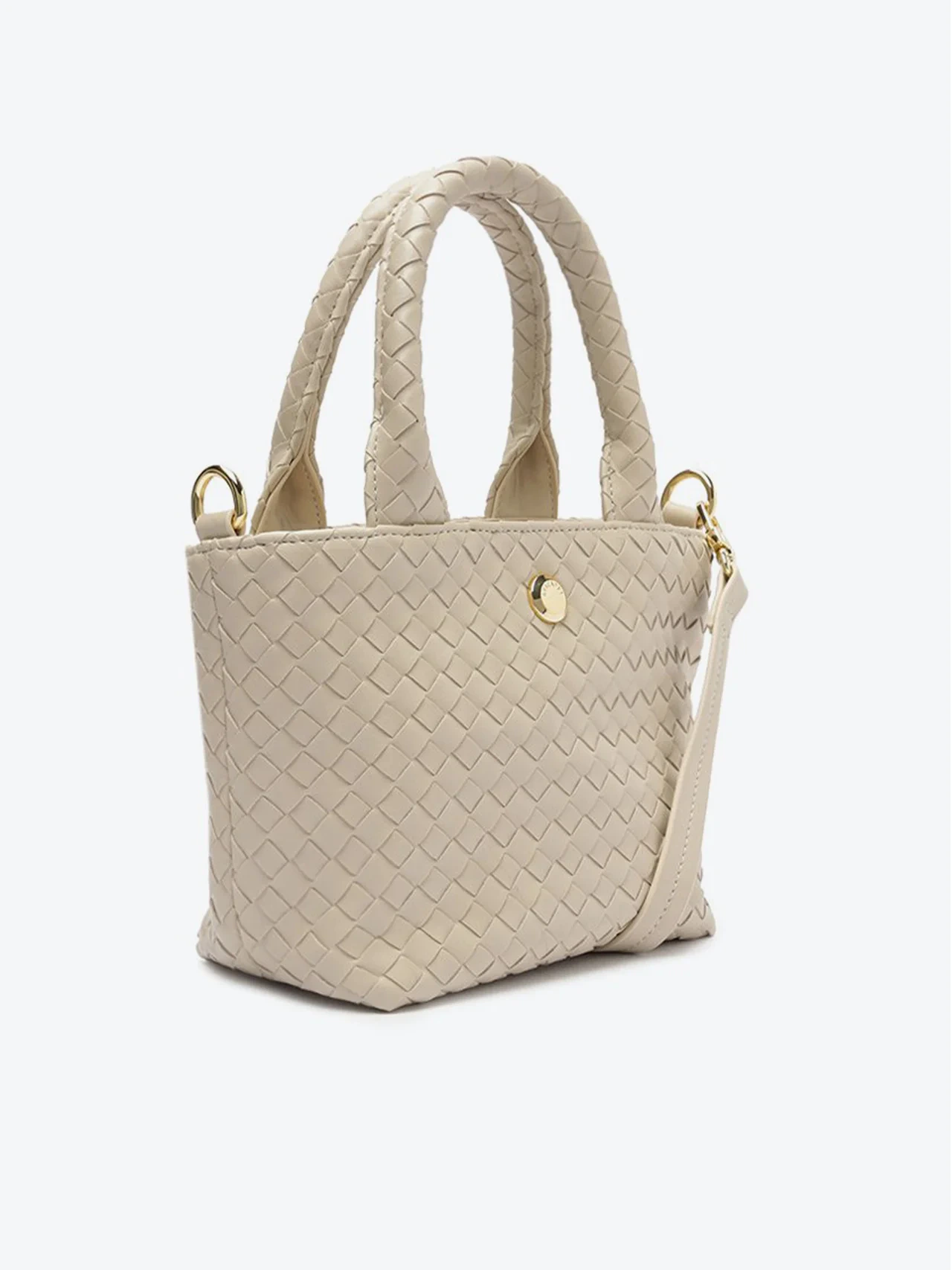 Bolsa Tote Média Matelassê Branca