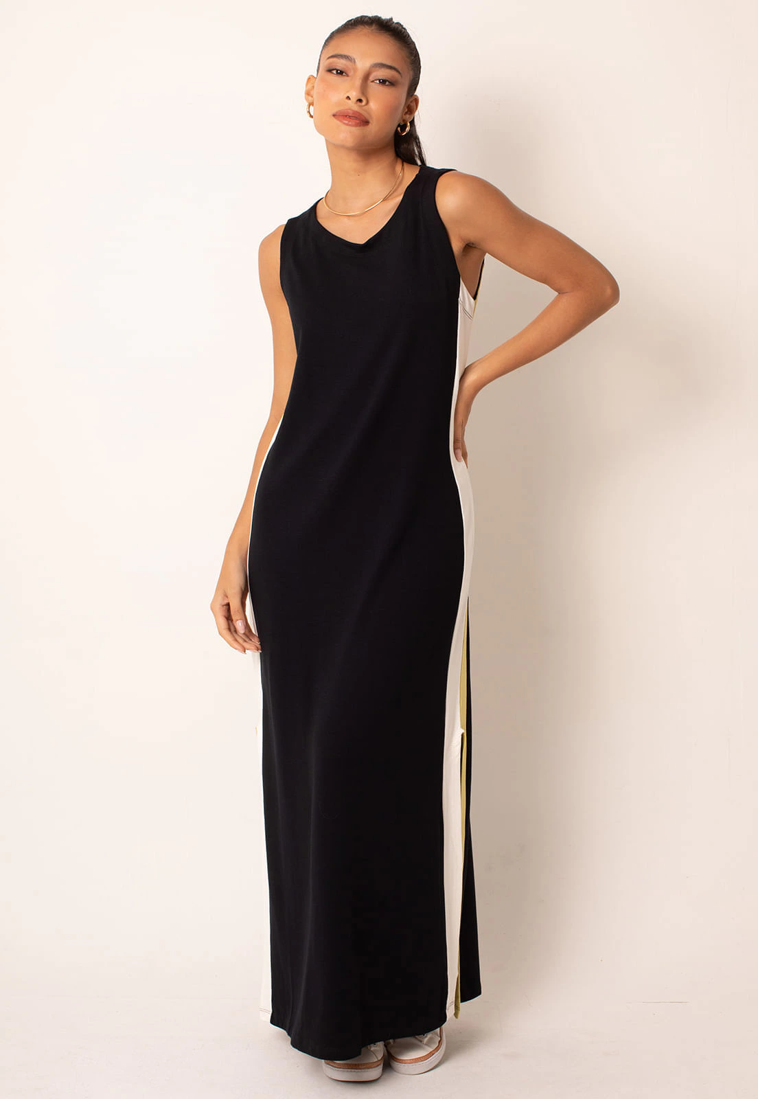 Vestido Longo Feminino Regata