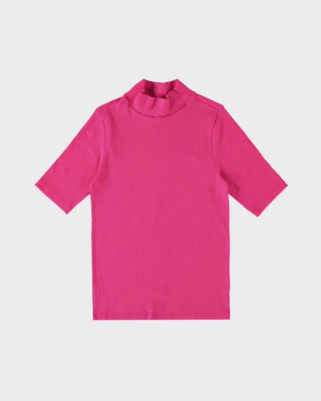 Blusa Básica Feminina Gola Dupla Em Ribana - ENFIM