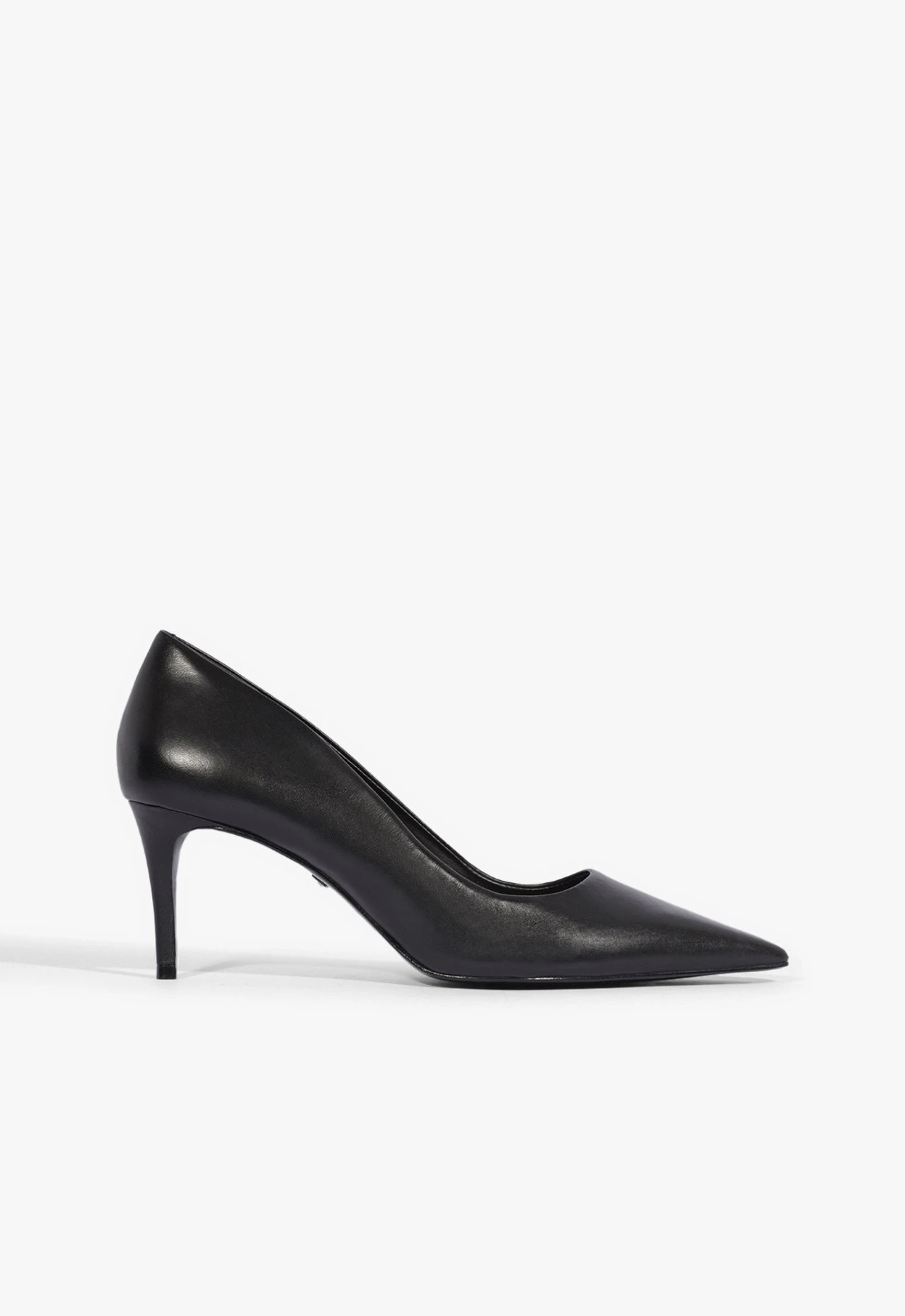 Scarpin Lena Low Couro Preto