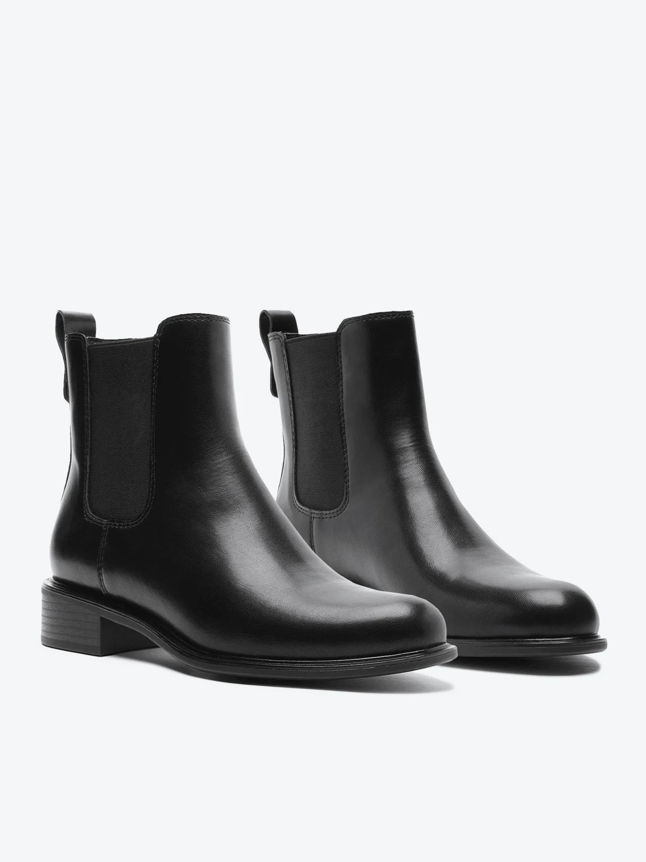 Bota Cano Curto Chelsea Preta