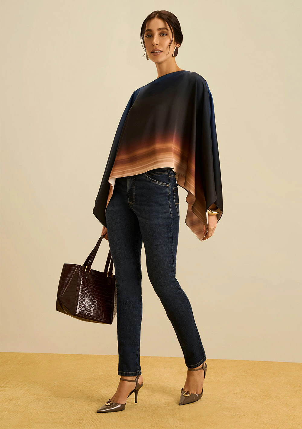 Calça Maria.Valentina Skinny Alta Azul