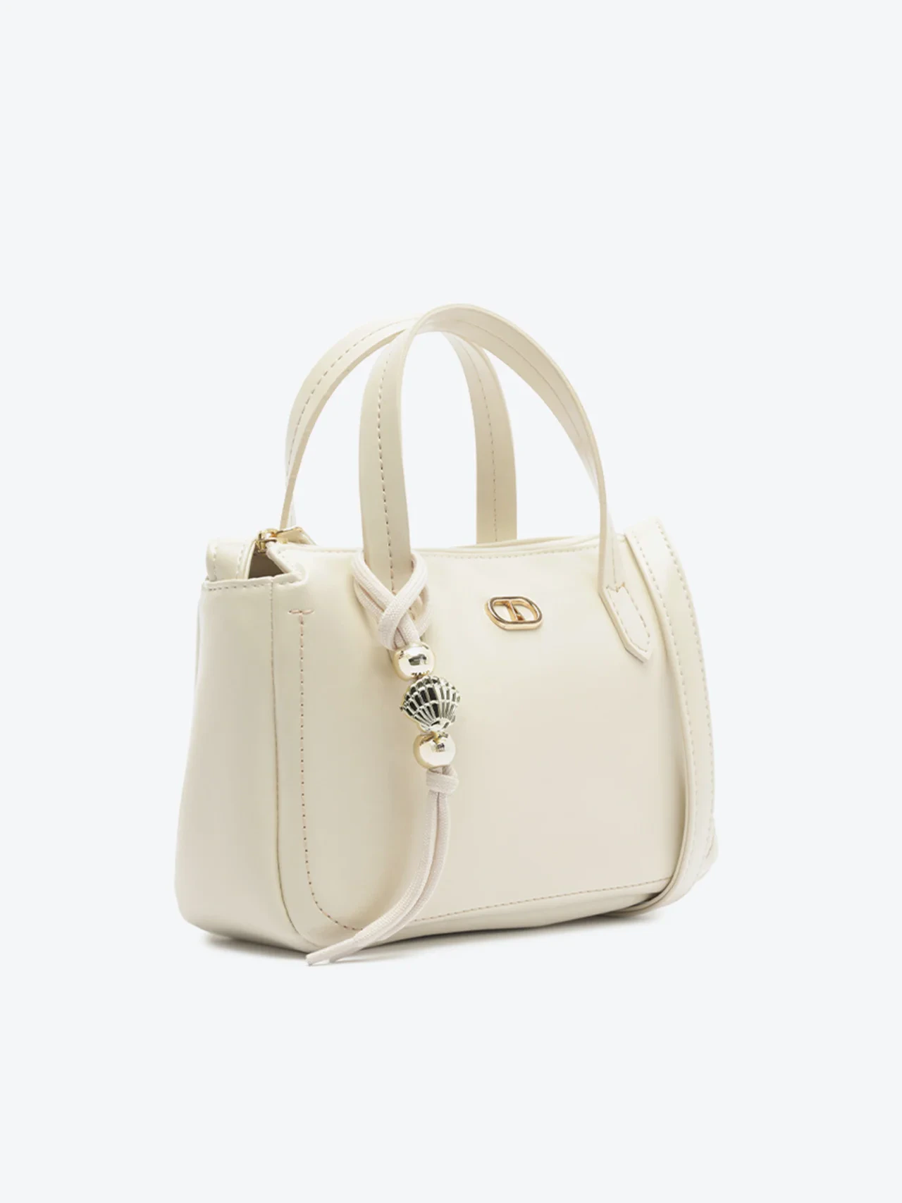 Bolsa Tote Pequena Bag Charms Fun Branca