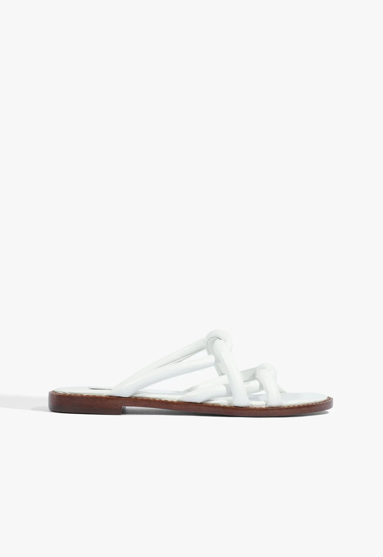 Rasteira Tanya Flat Branca