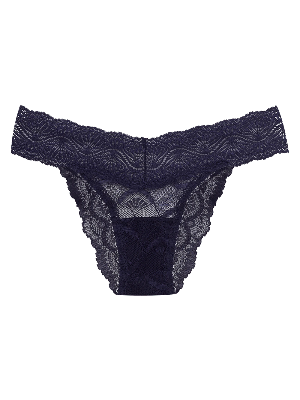 Calcinha Biquíni Renda Shiny Love Azul