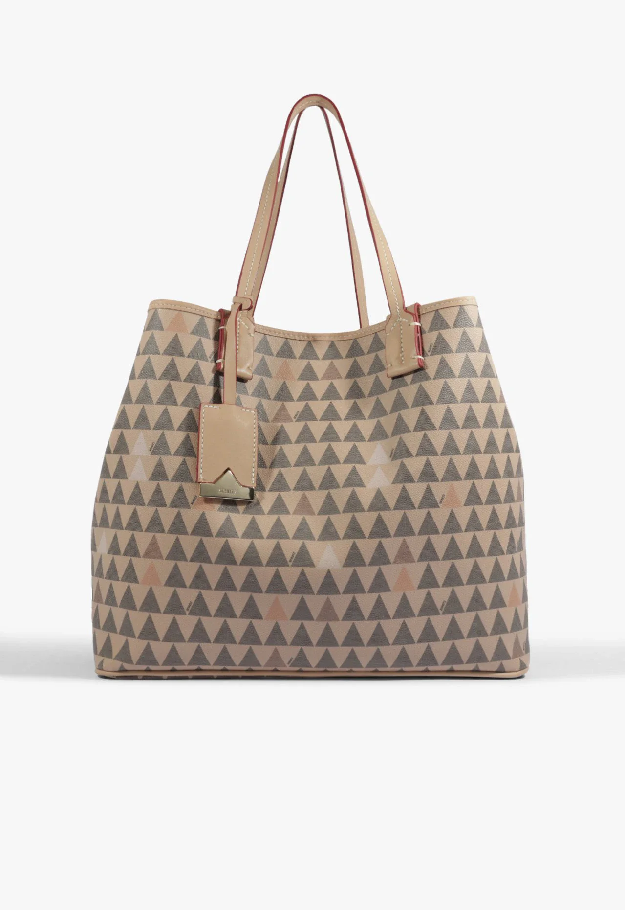 Bolsa Shopping Nina Triangle Bege
