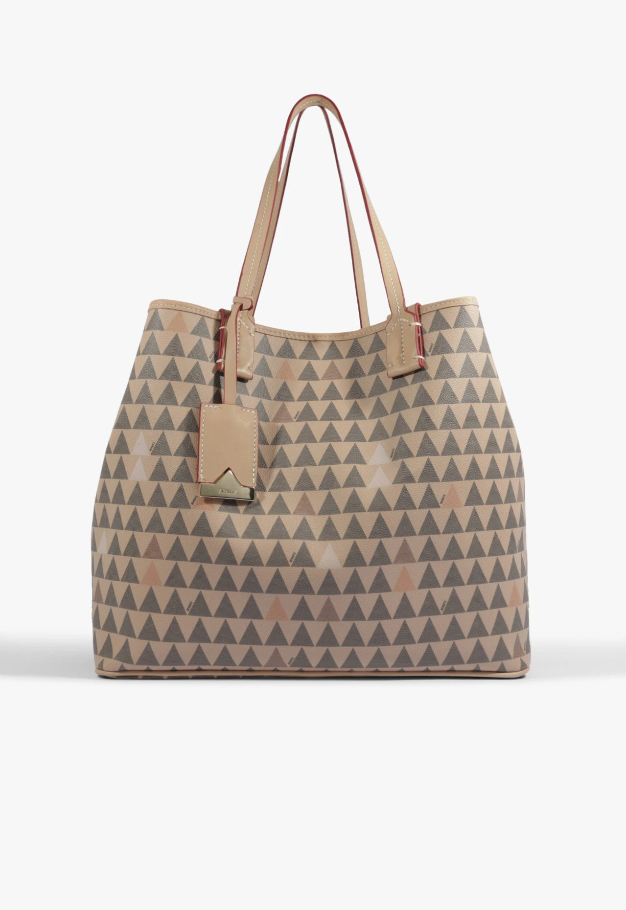 Bolsa Shopping Nina Triangle Bege