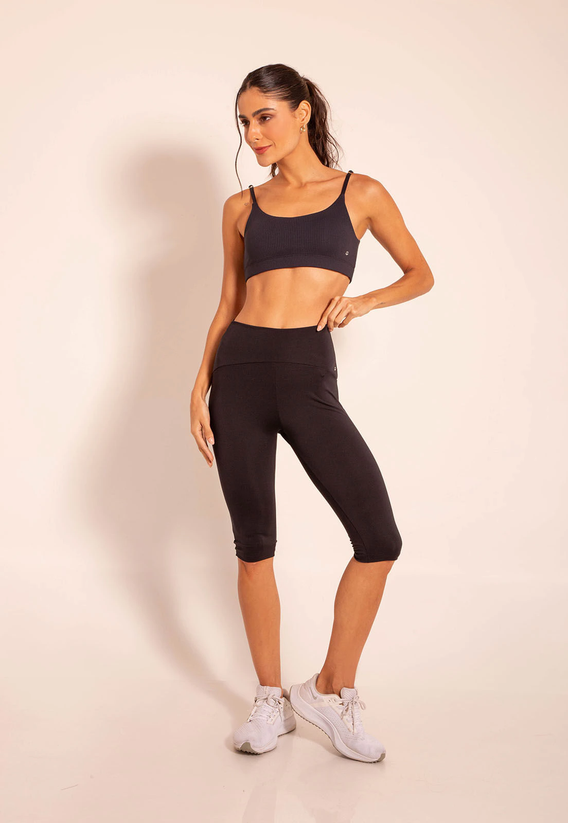 Calça Corsário Authentic Fit Cós Em Arco