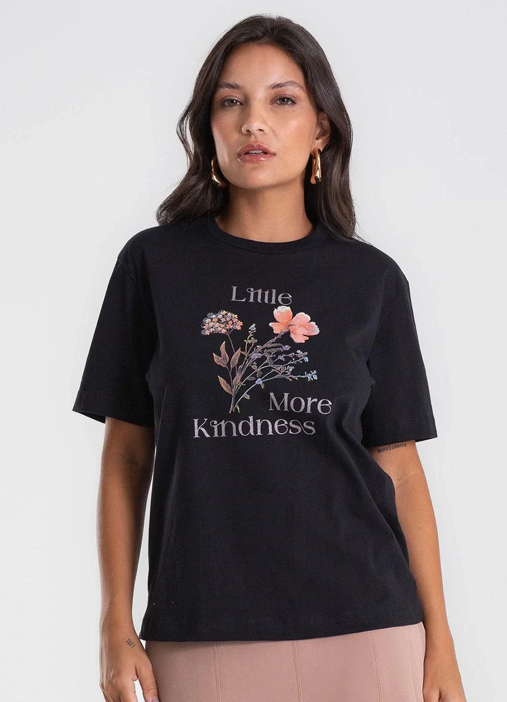 Endless - Camiseta T-Shirt com Estampa Preto