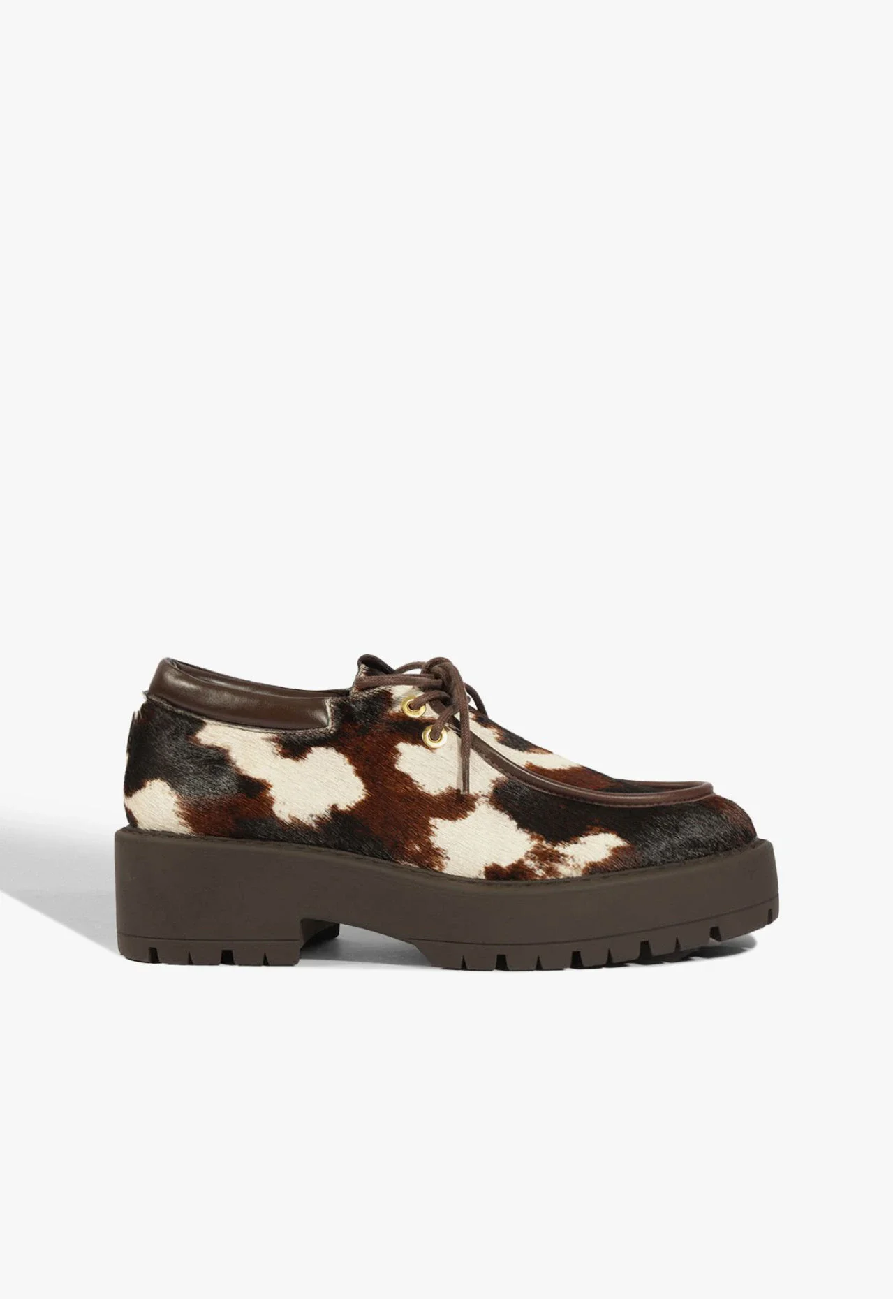 Mocassim Andrea Cow Camurça