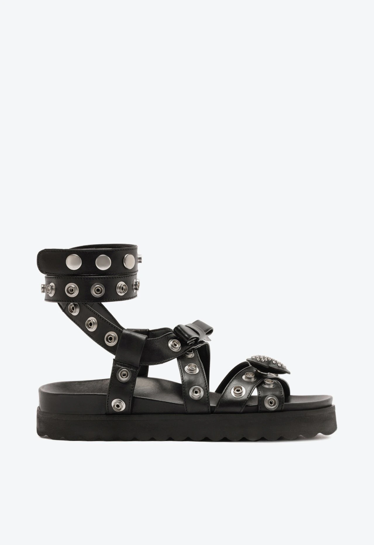 Papete Presley Sporty Couro Preta