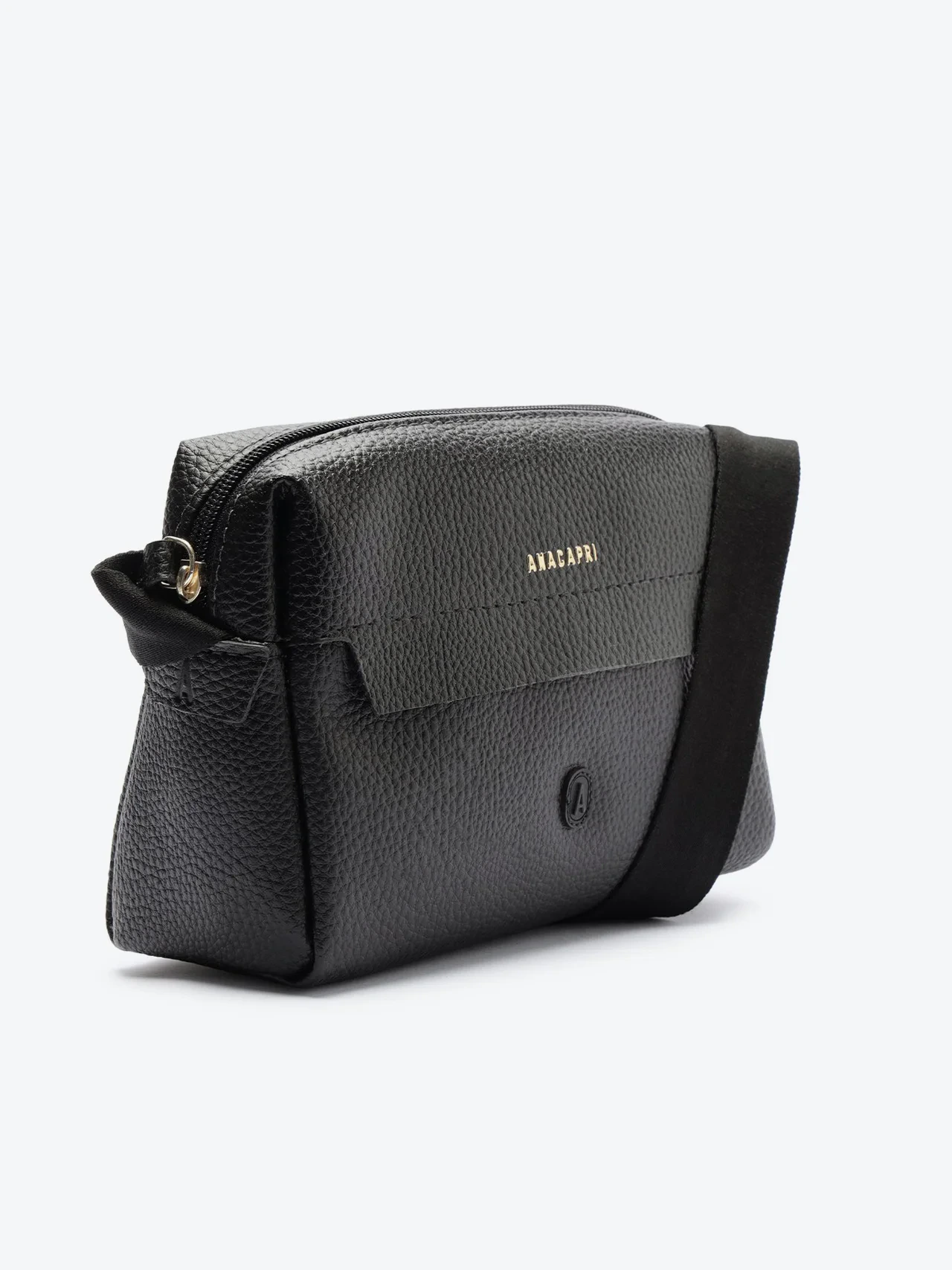 Bolsa Tiracolo Média Tag Cápsula Preta