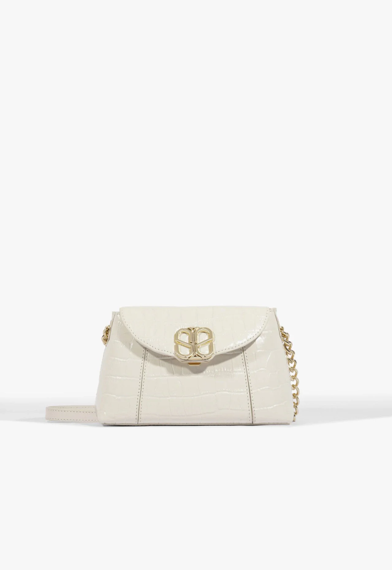 Bolsa Tiracolo Crossbody Payne Pequena Couro Branca