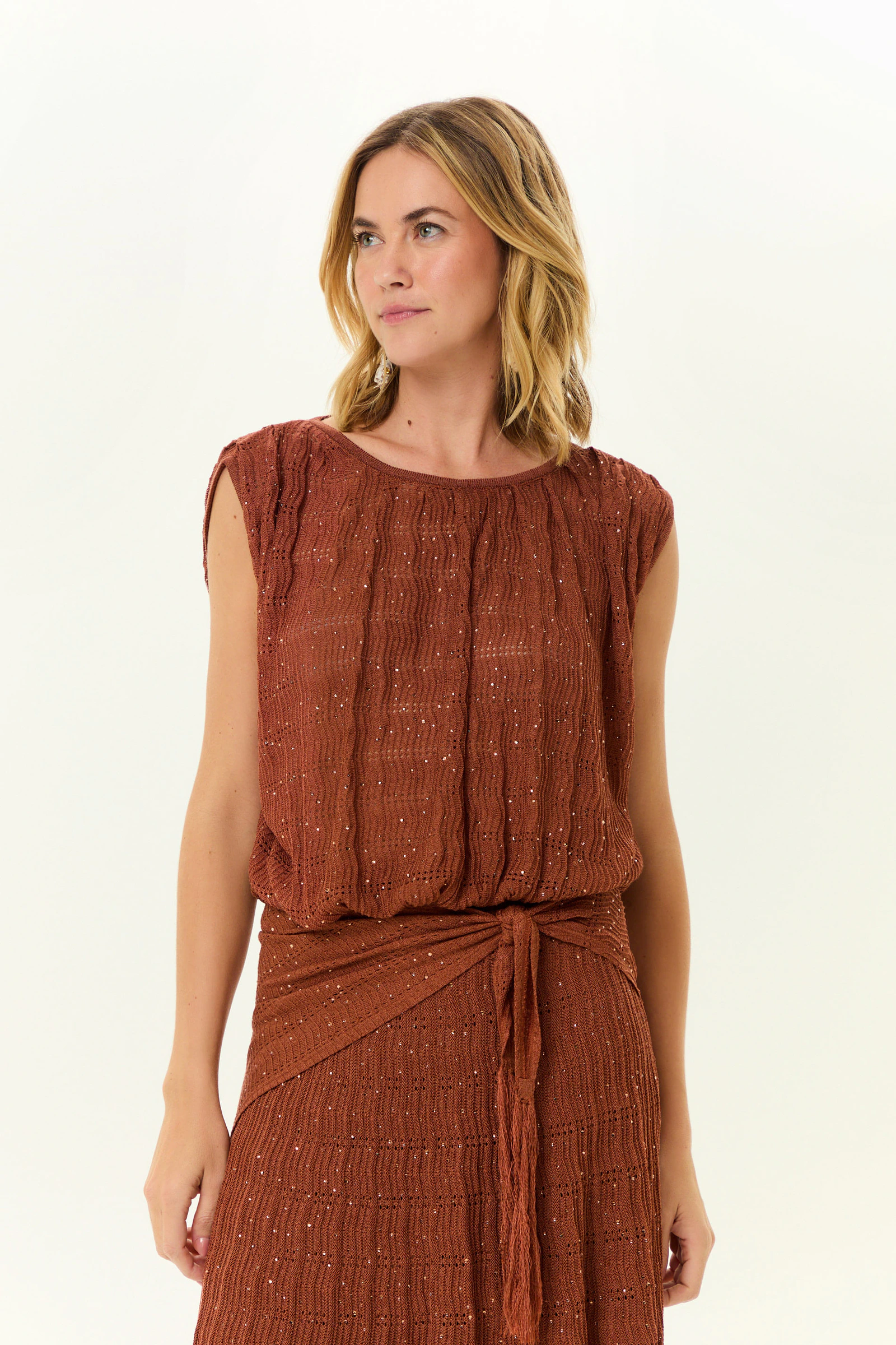 Blusa Tricot Franzidos