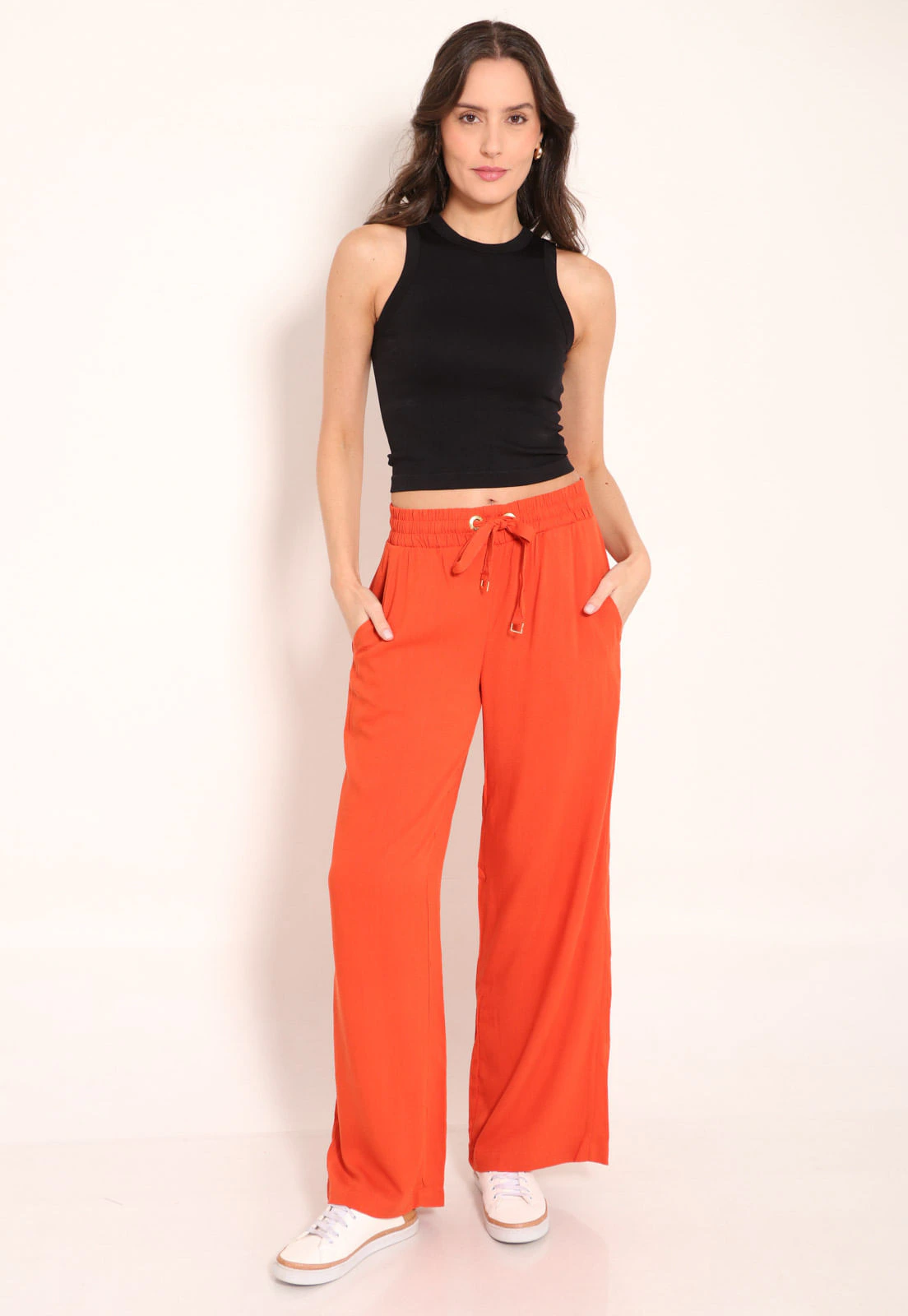 Calça Pantalona Linen Julia