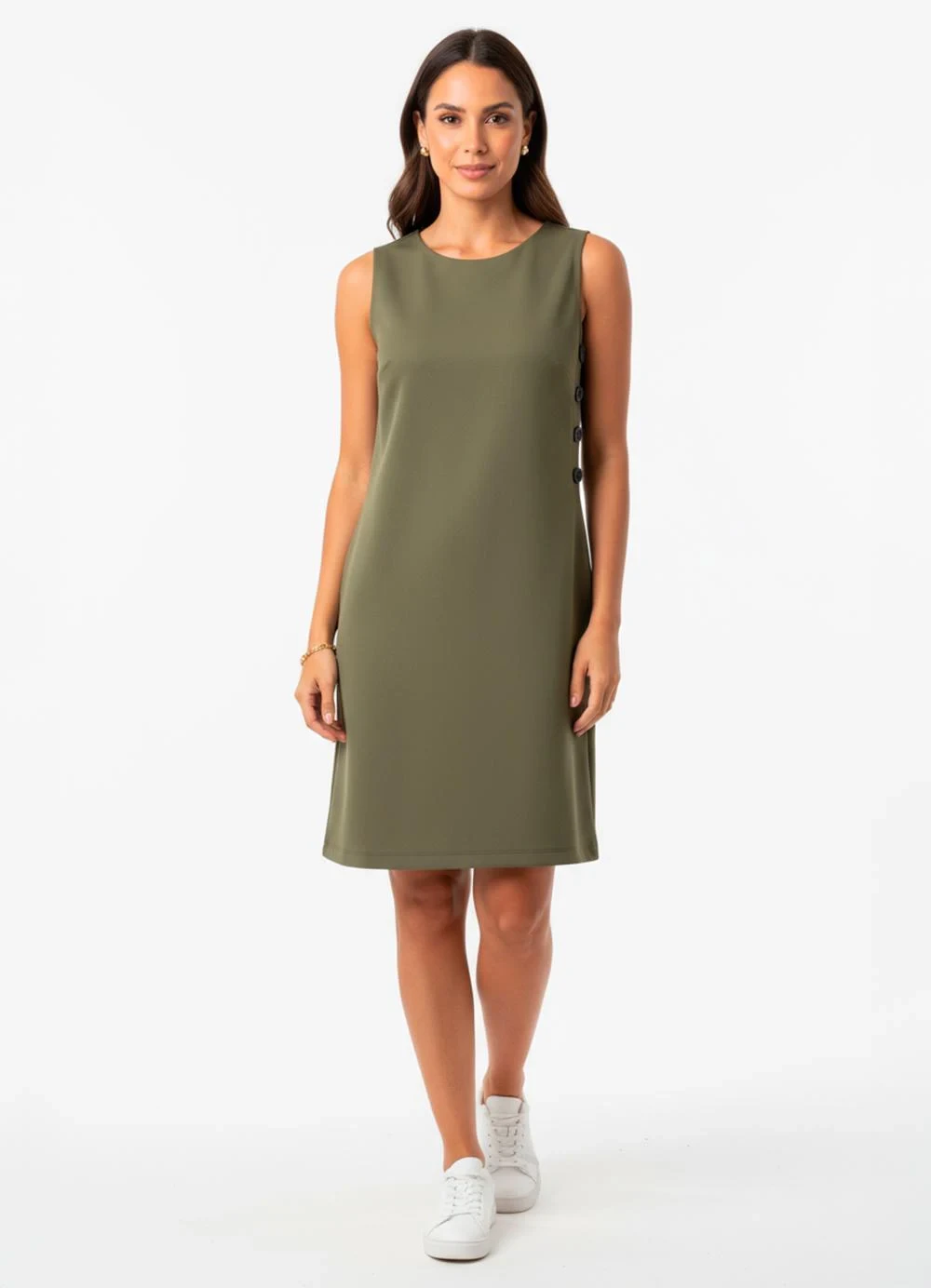 Quintess - Vestido Verde em Neoprene