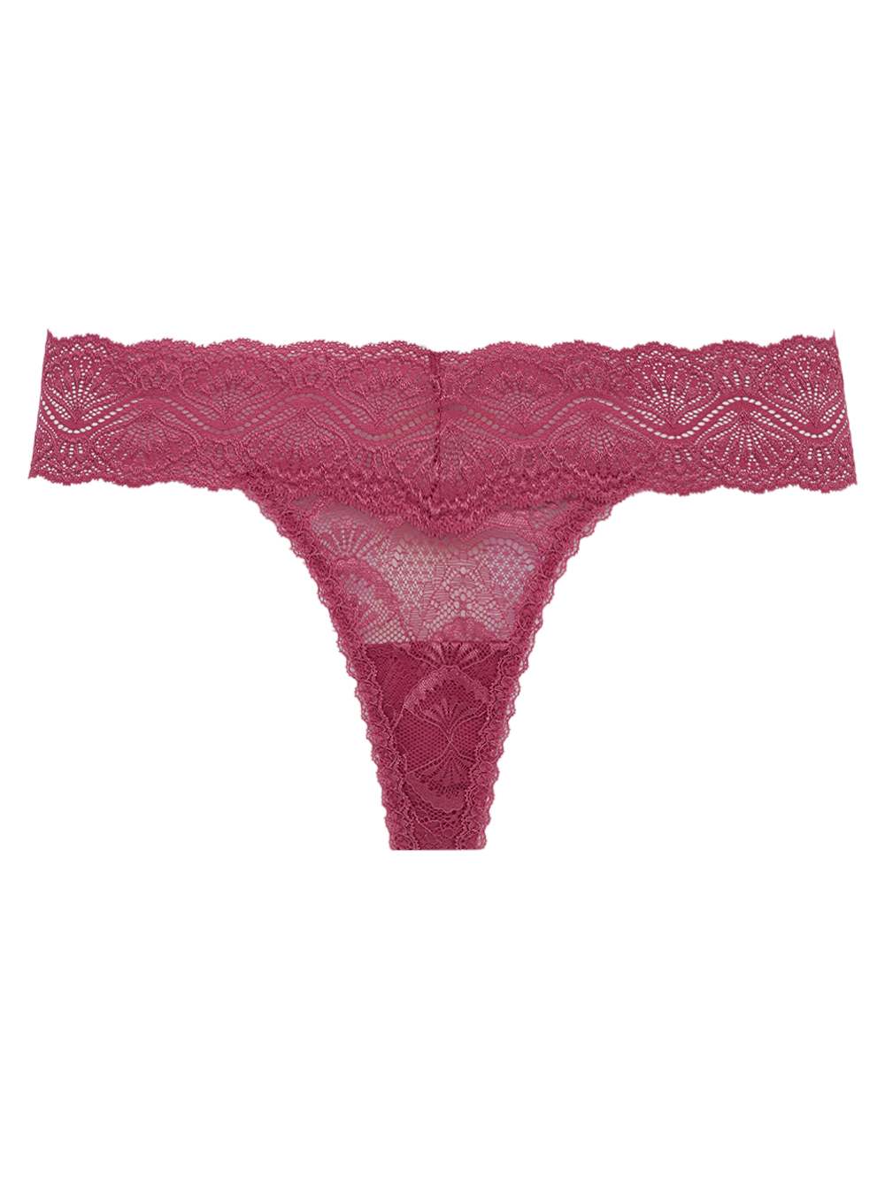 Calcinha Fio Renda Shiny Love Rosa Malaga