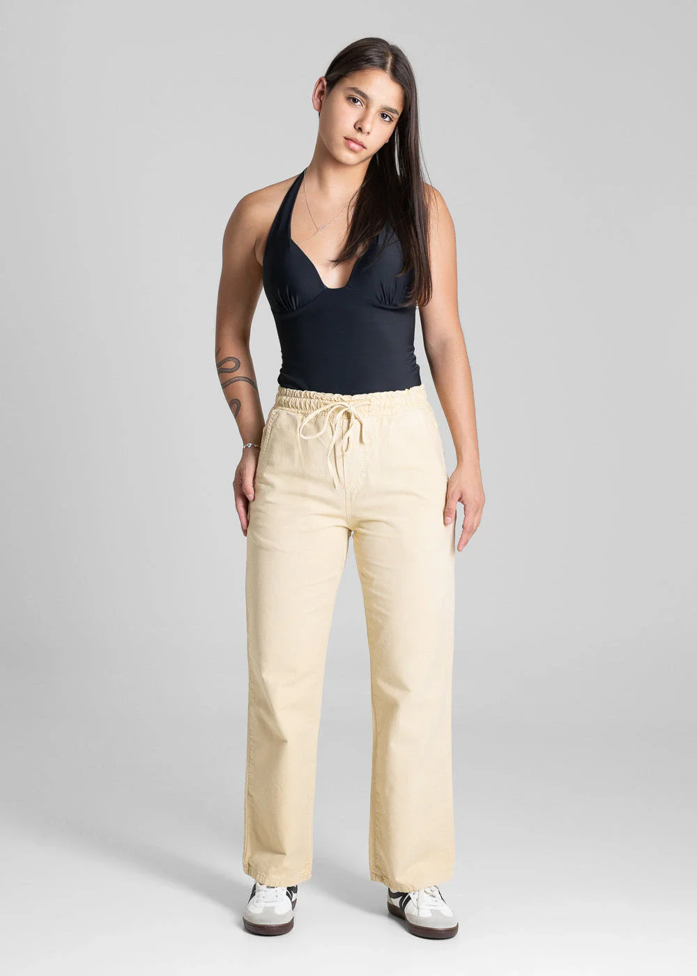 Calça Sarja Sawary Reta - 281433 AMARELO