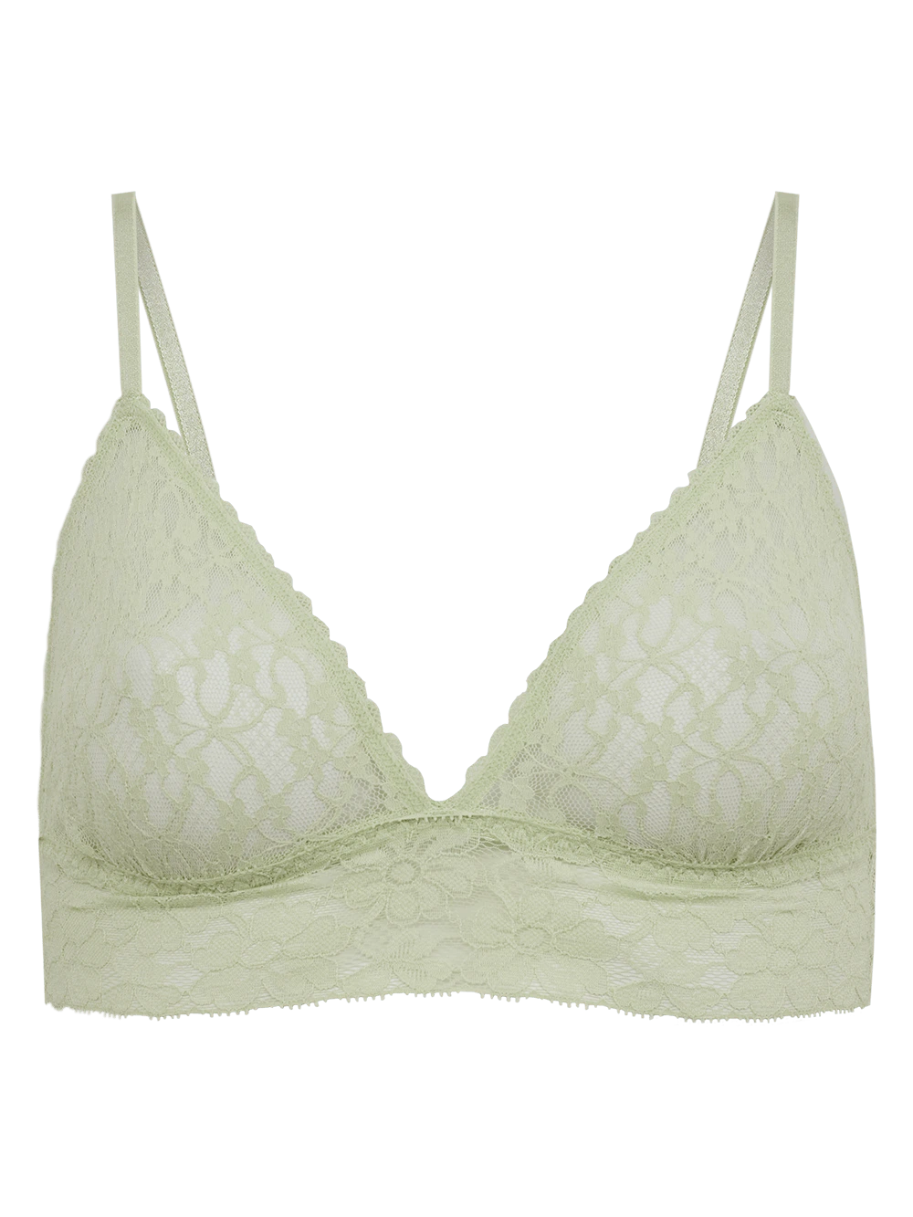 Sutiã Triângulo Renda Sweet Lace Verde Bok Choy