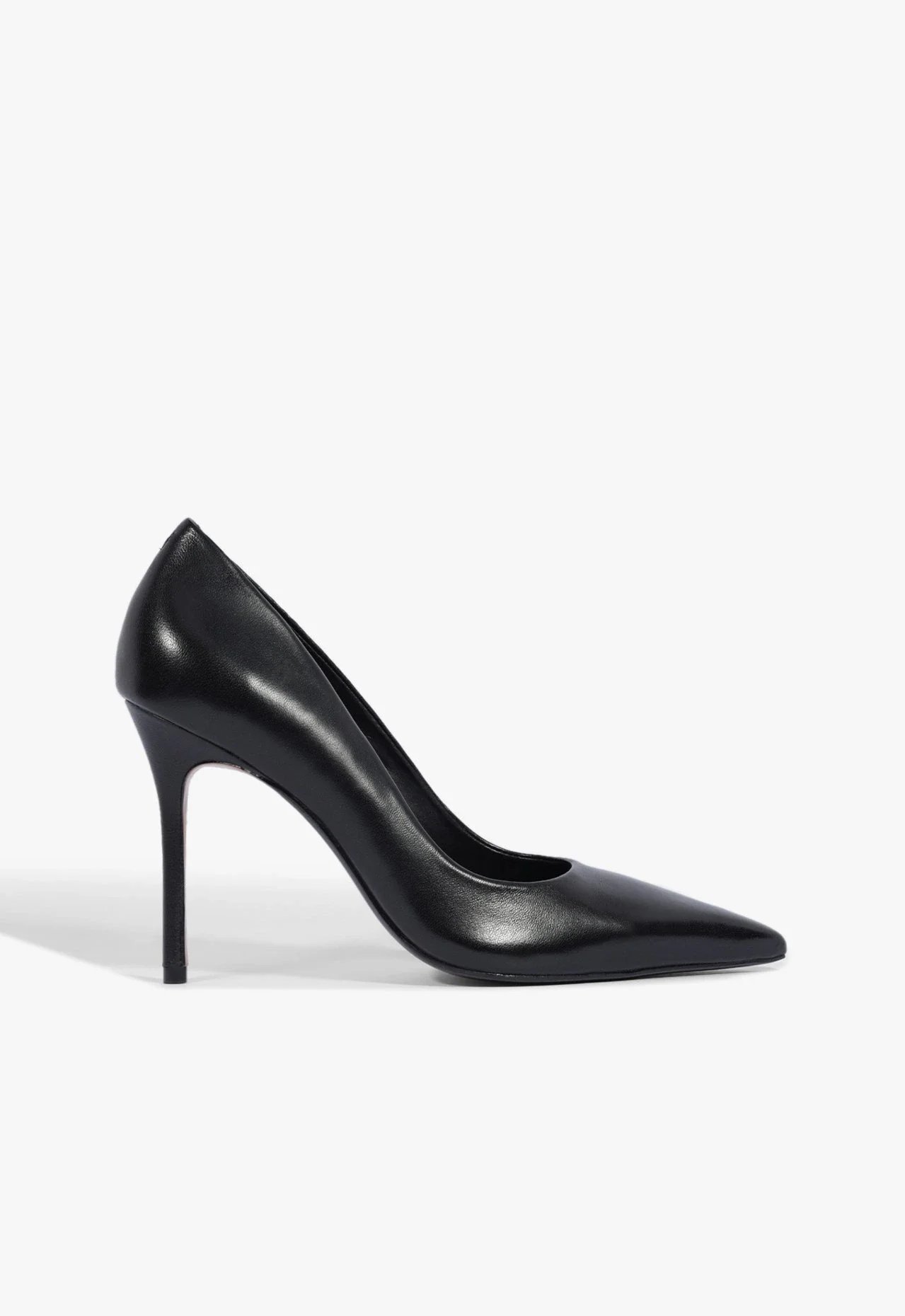 Scarpin Casual Cool Couro Preto