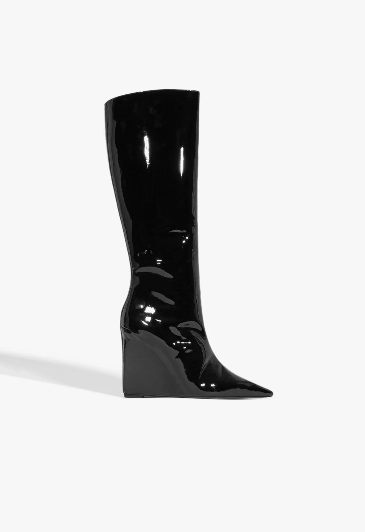 Bota Asya Up Couro Preta