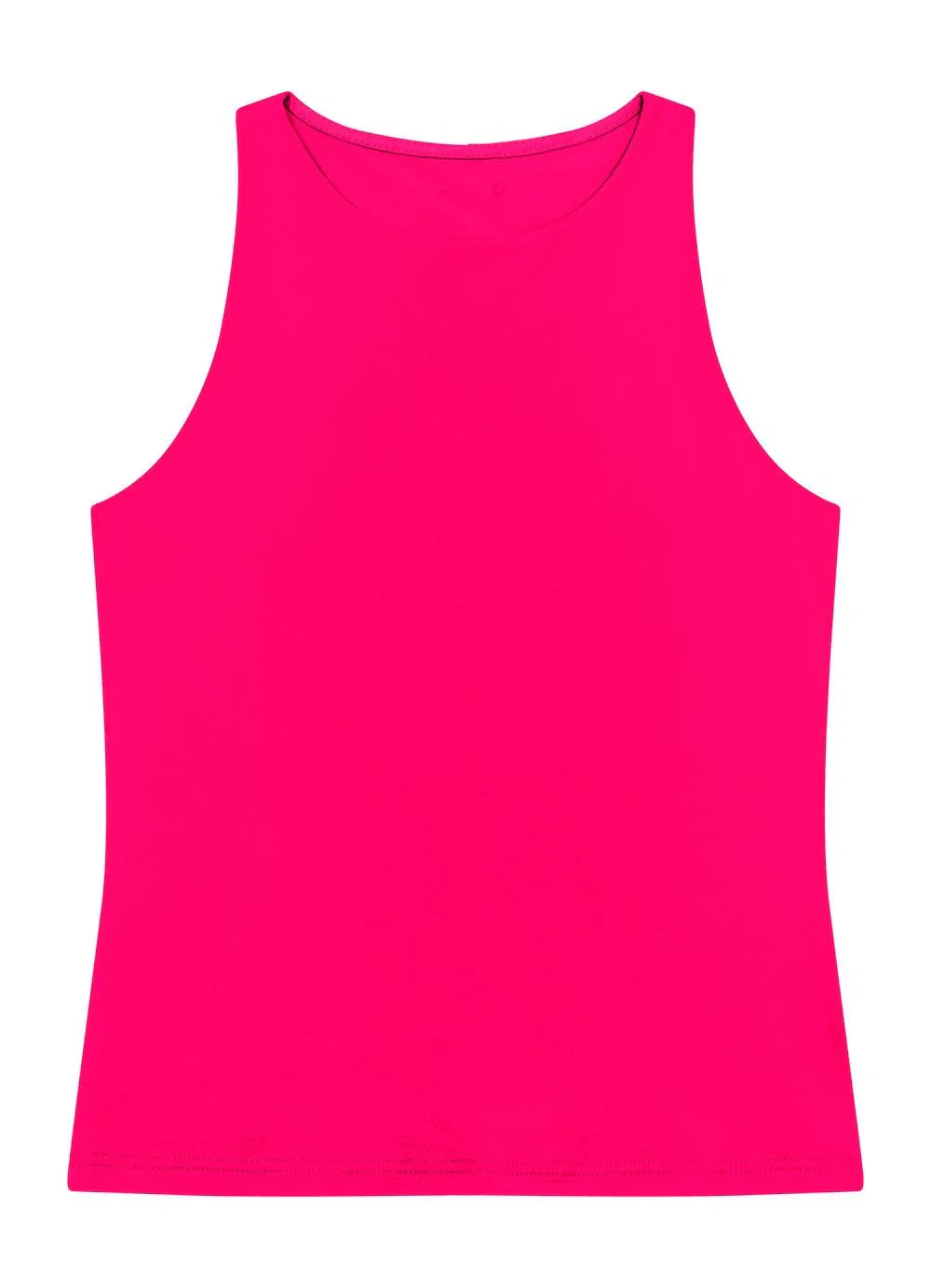 Enfim - Blusa Básica em Malha Rosa