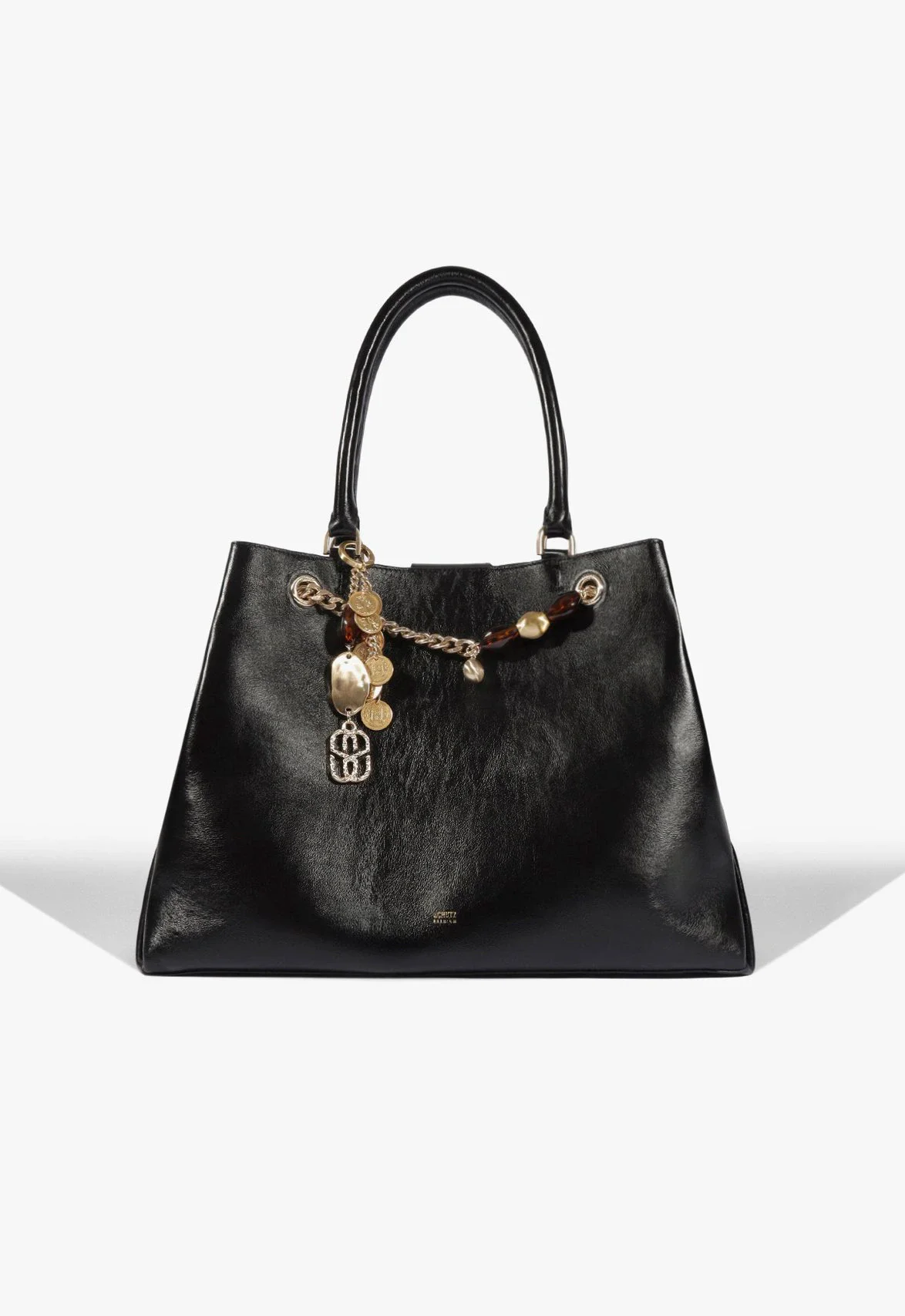 Bolsa Tote Robin Grande Couro Preta