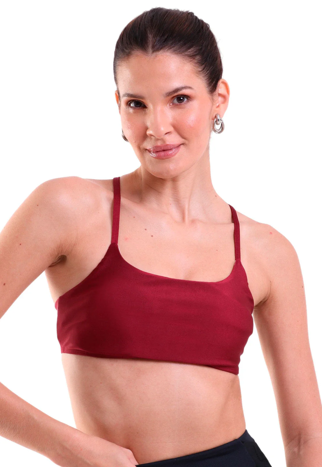 Top Fitness de Alcinha com Bojo Trilobal
