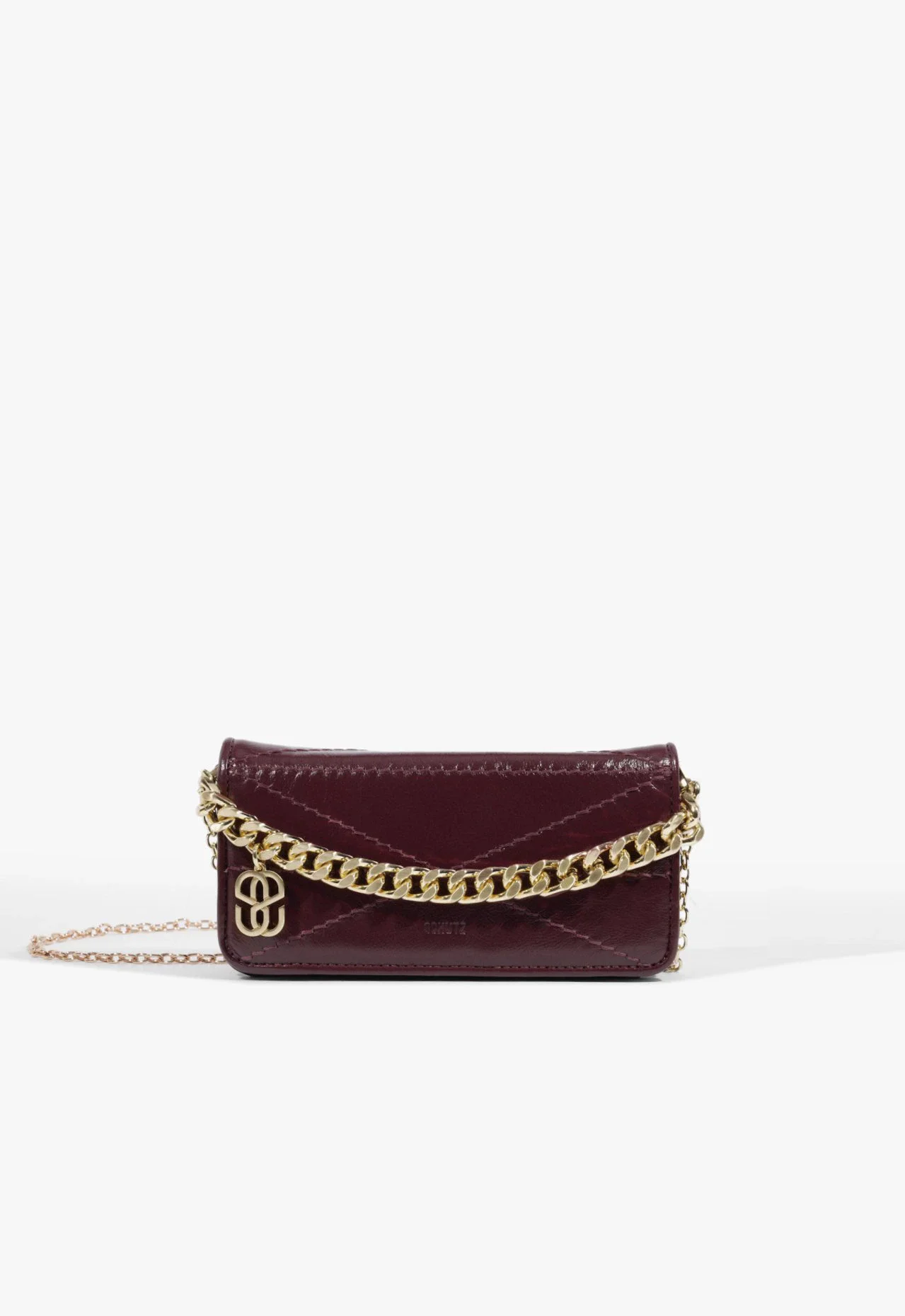 Bolsa Tiracolo Mini Icon Mika Pequena Couro Vermelha