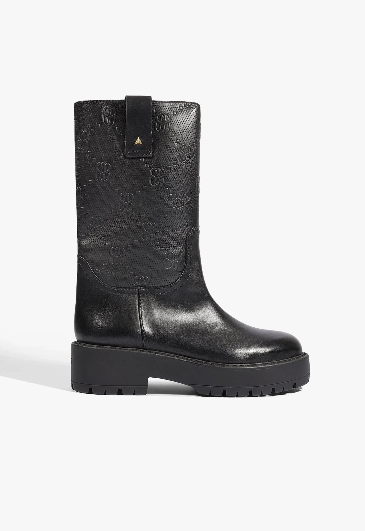 Bota Ivy Couro Preta
