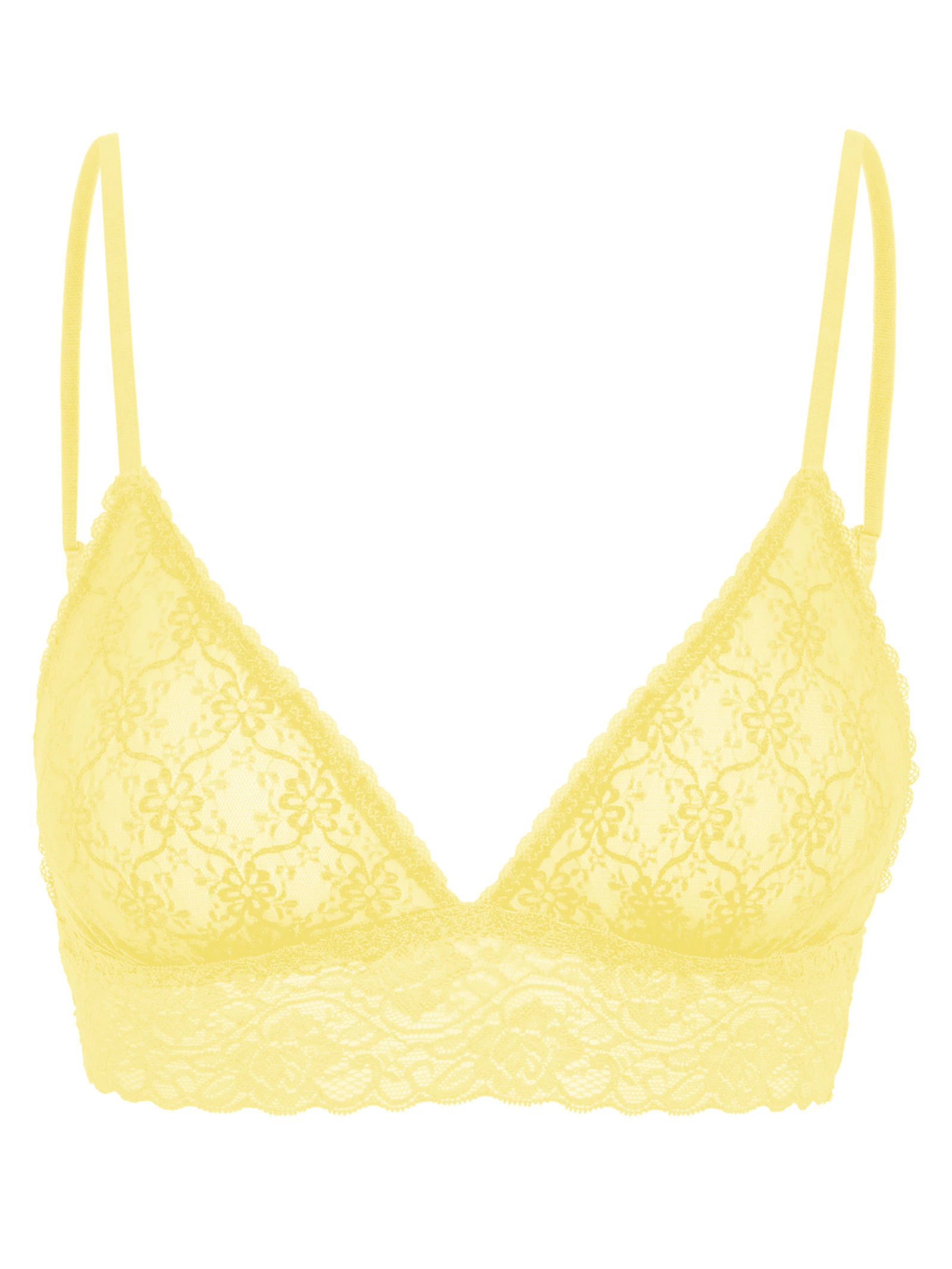 Sutiã Triângulo Renda Sweet Lace Yellow