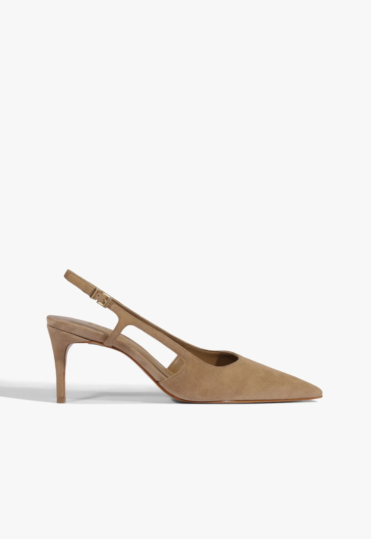 Slingback Boris Camurça Marrom