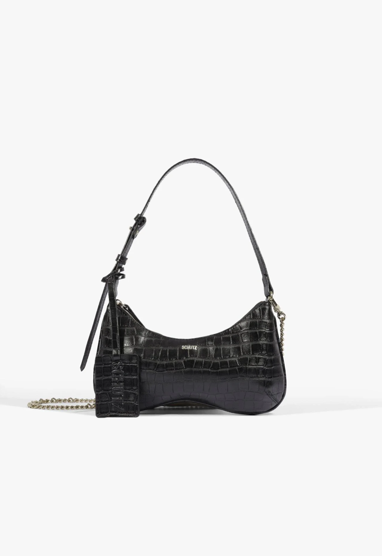 Bolsa Shoulder Pequena Yumi Preta