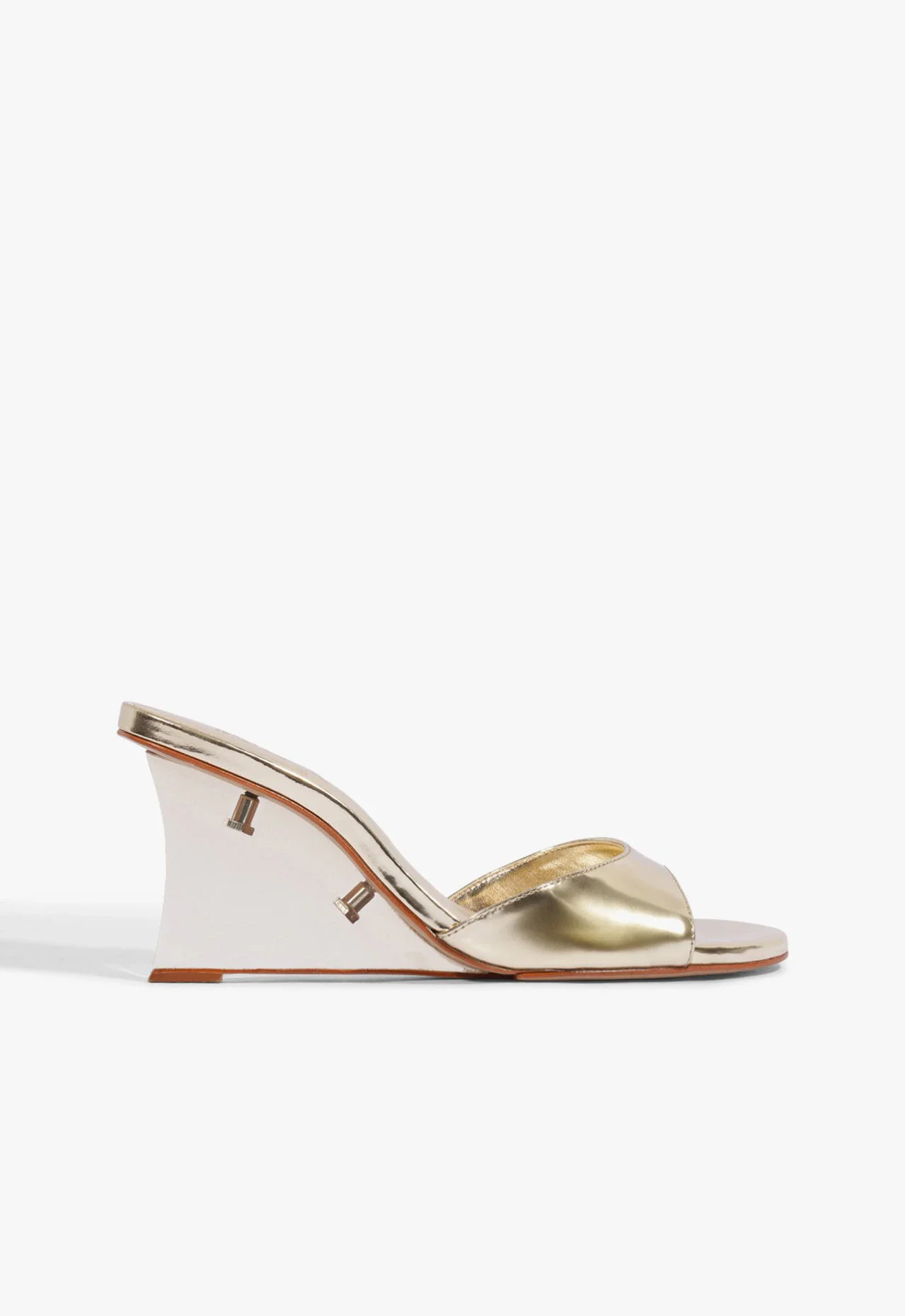 Sandália Stella Mule Couro Dourada