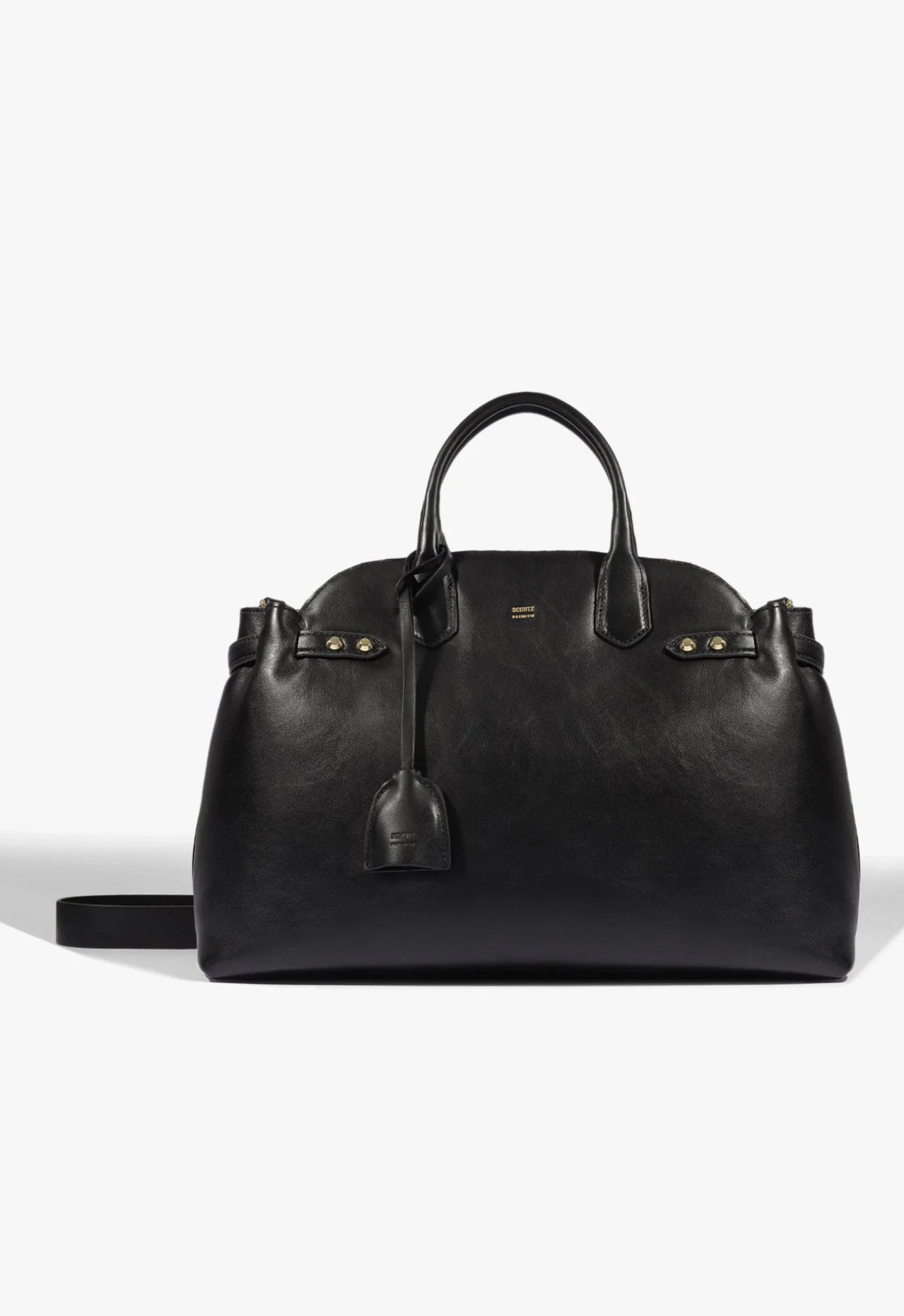 Bolsa Tote Broadway Grande Couro Preta
