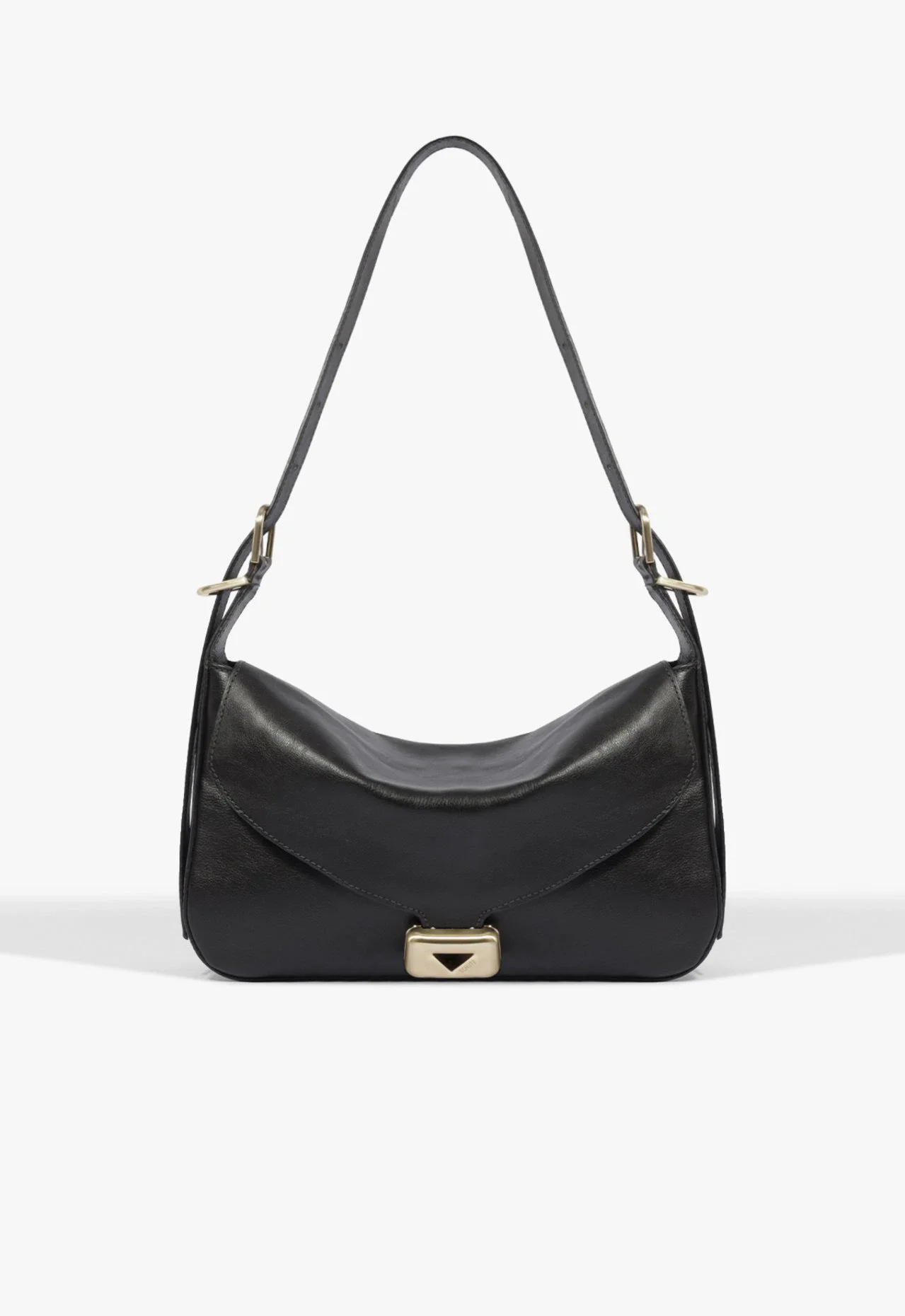 Bolsa Tiracolo Harlow Média Couro Preta