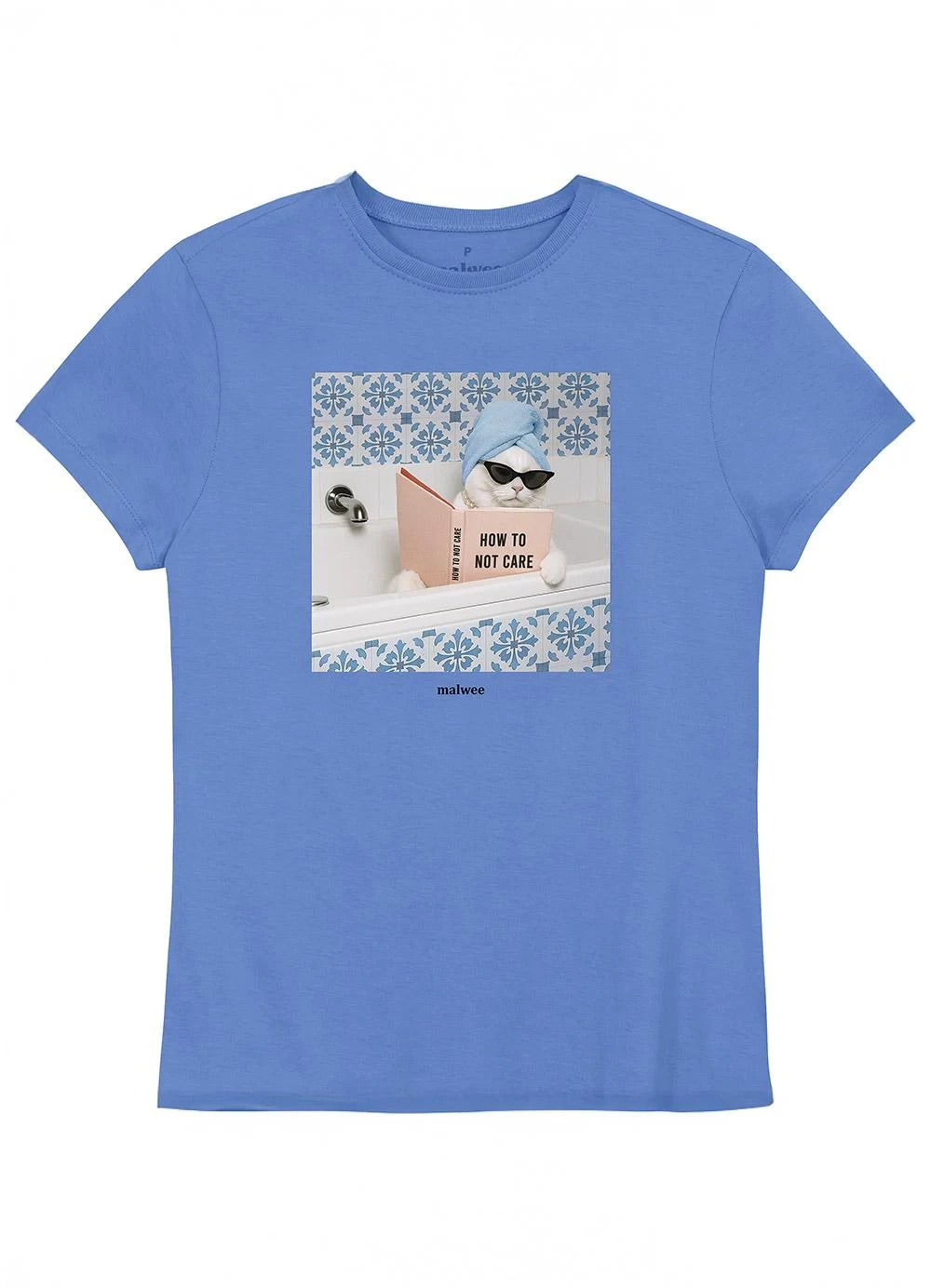 Malwee - Camiseta How To Not Care Azul