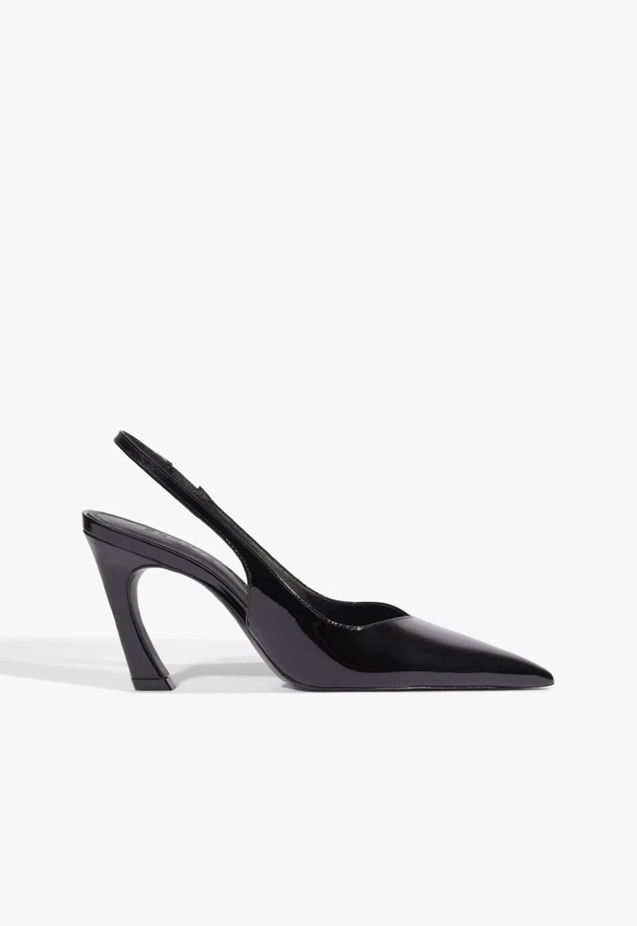 Scarpin Slingback Lexi Couro Preto