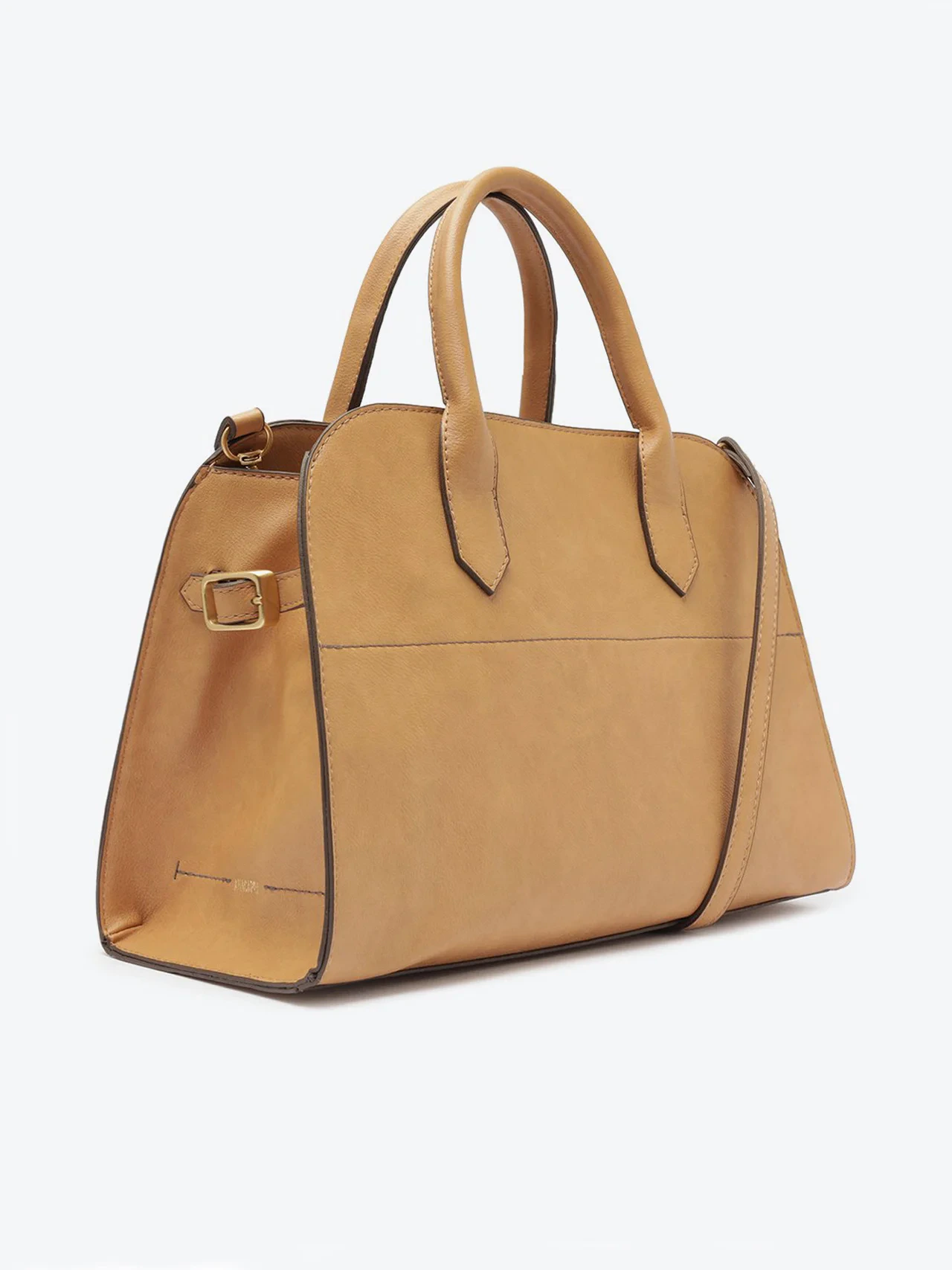 Bolsa Tote Grande Zíper Helena Bege