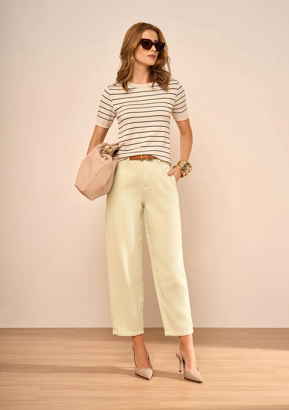 Blusa Ajustada Ipê Bege