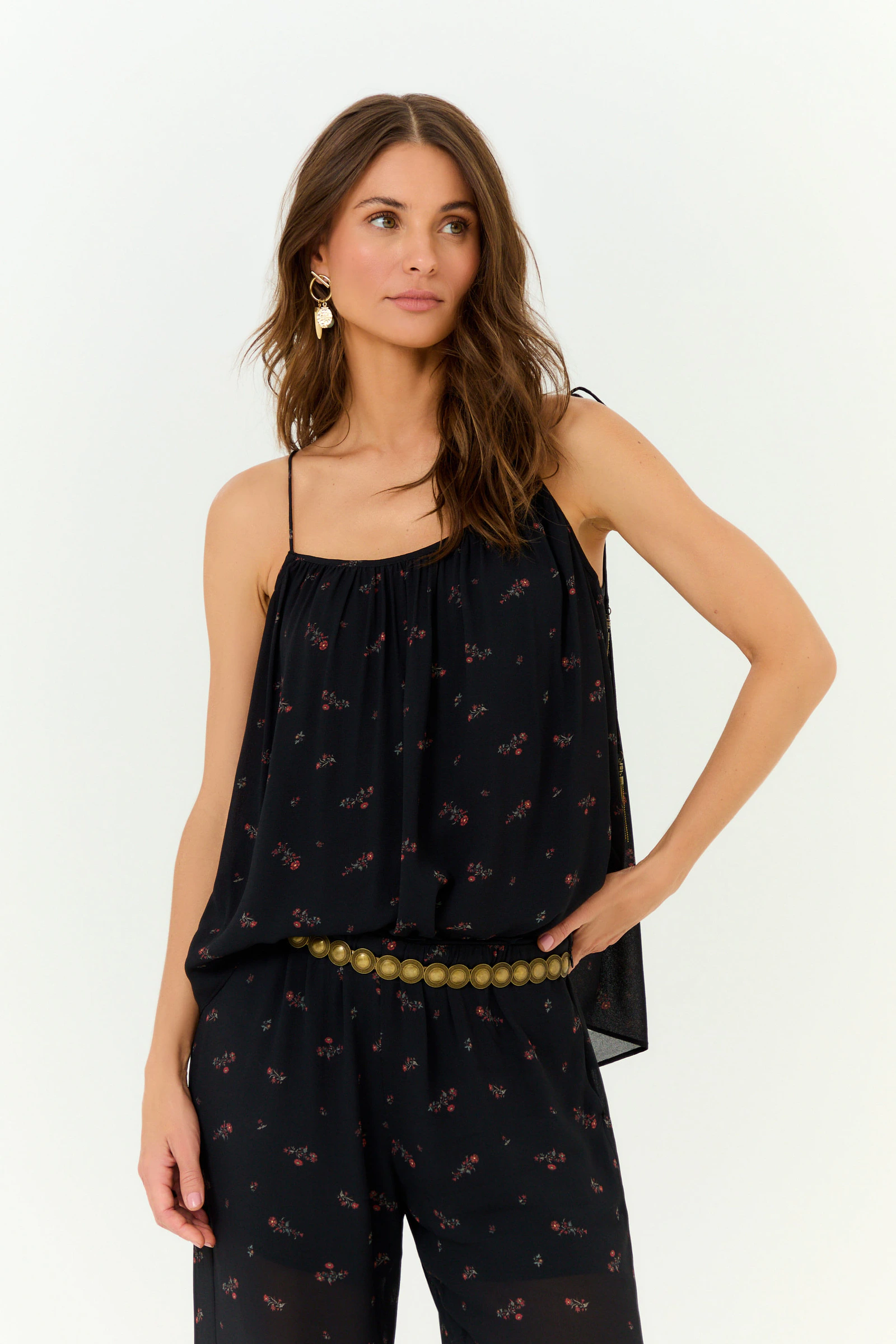 Blusa Alça Ggt Estampa Lily