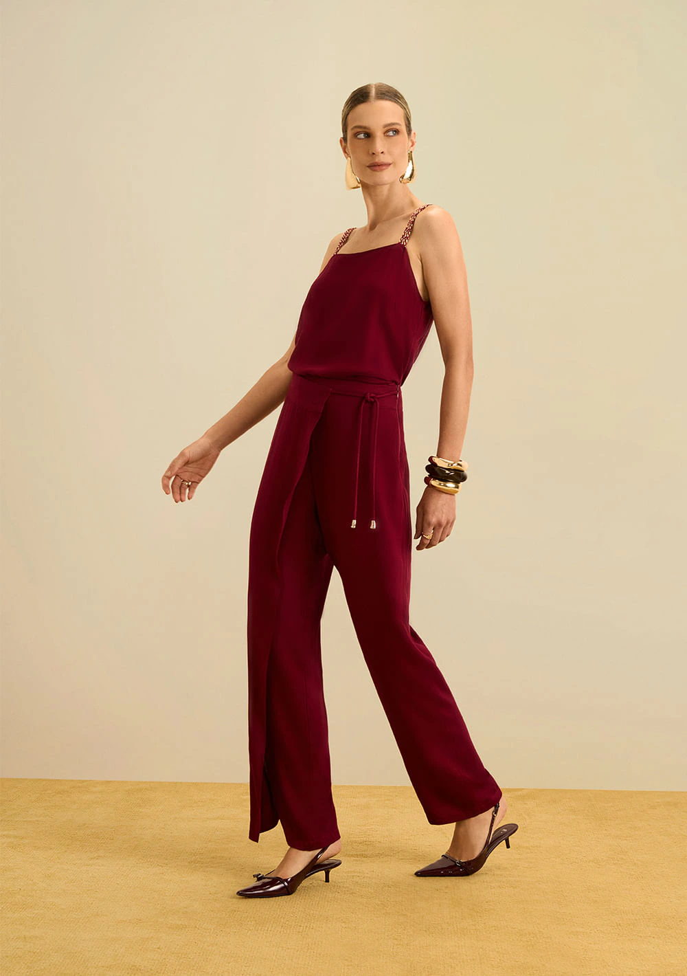 Calça Maria.Valentina Reta Alta Bordo