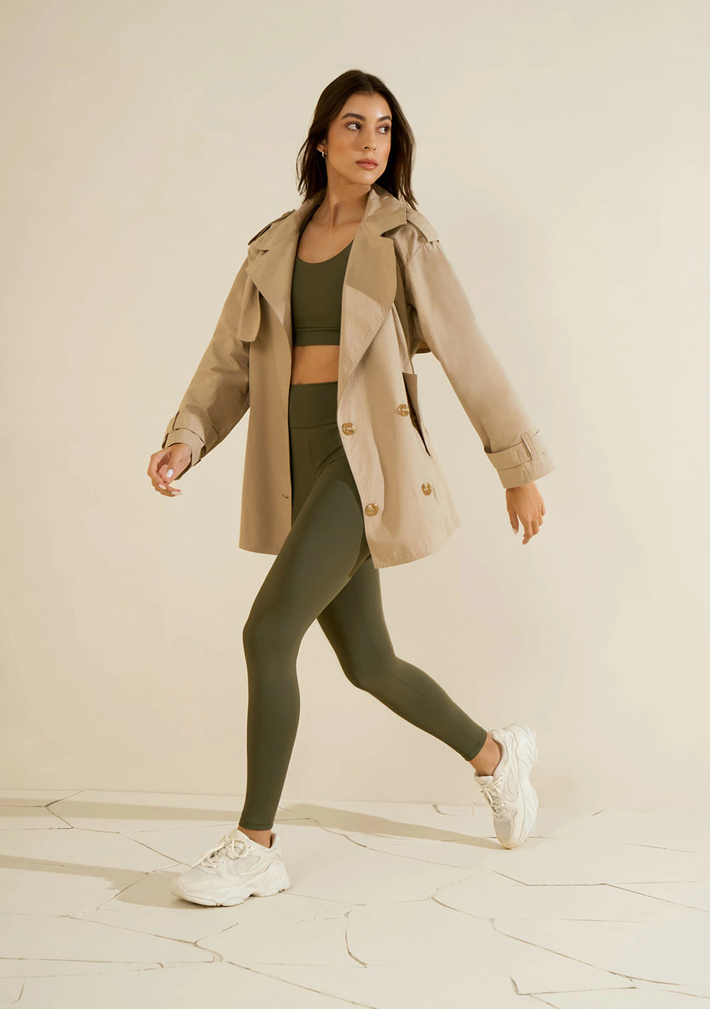 Calça Morena Rosa Legging Alta Verde