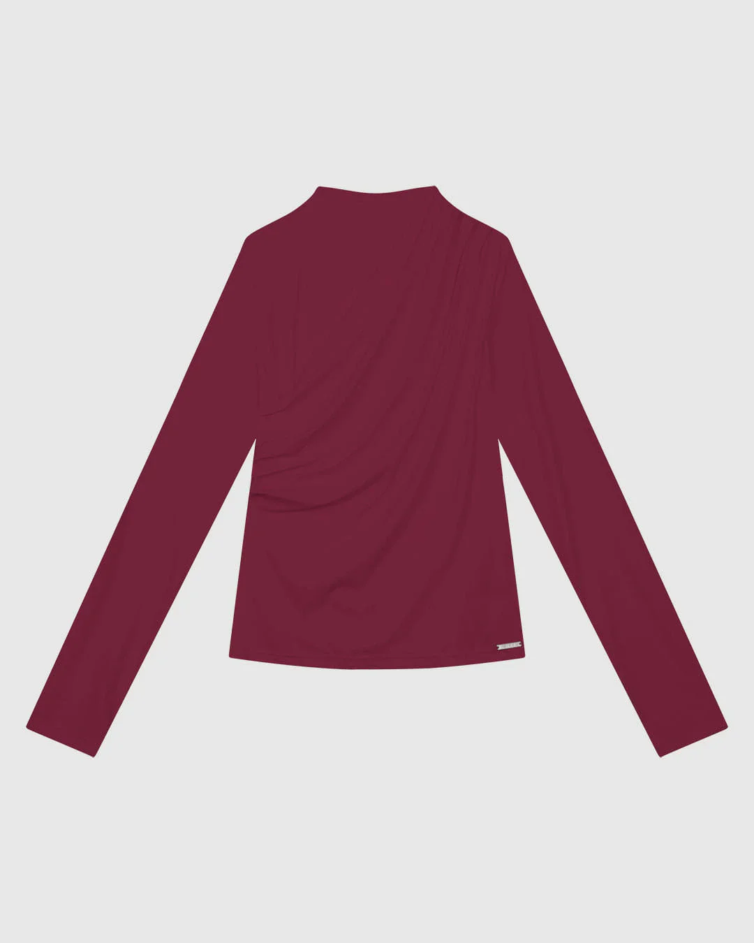 Blusa Justa Feminina Manga Longa Franzido Lateral Malha Conforto Dry - ENFIM