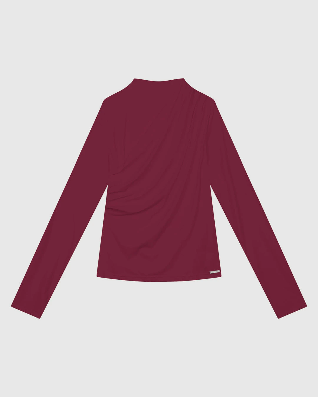 Blusa Justa Feminina Manga Longa Franzido Lateral Malha Conforto Dry - ENFIM