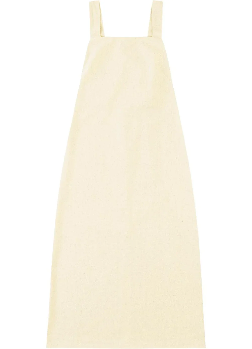 Malwee - Vestido Mídi em Viscolinho Off White