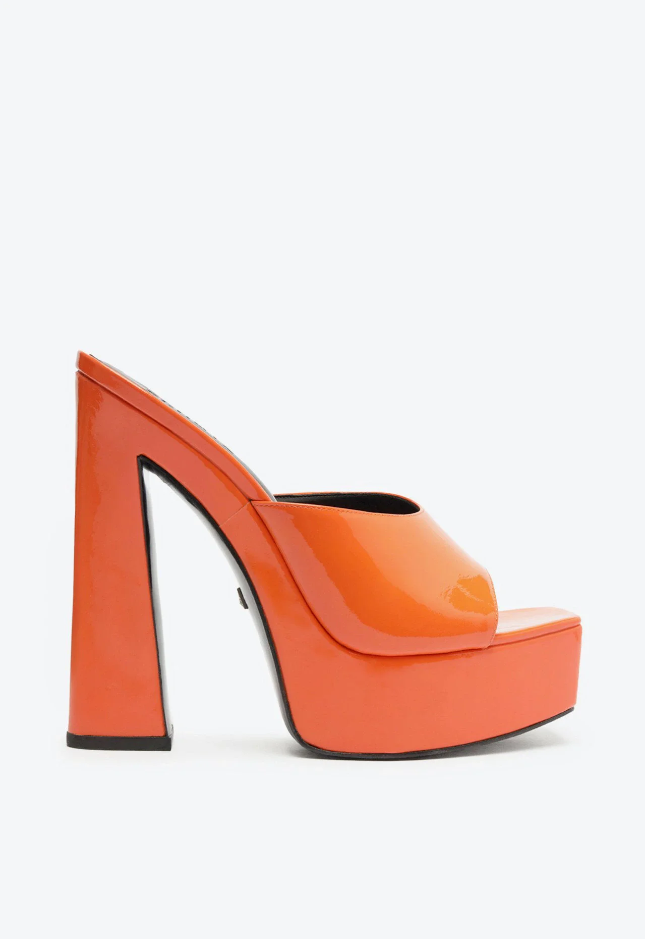 Tamanco Plataforma New Wedge Laranja