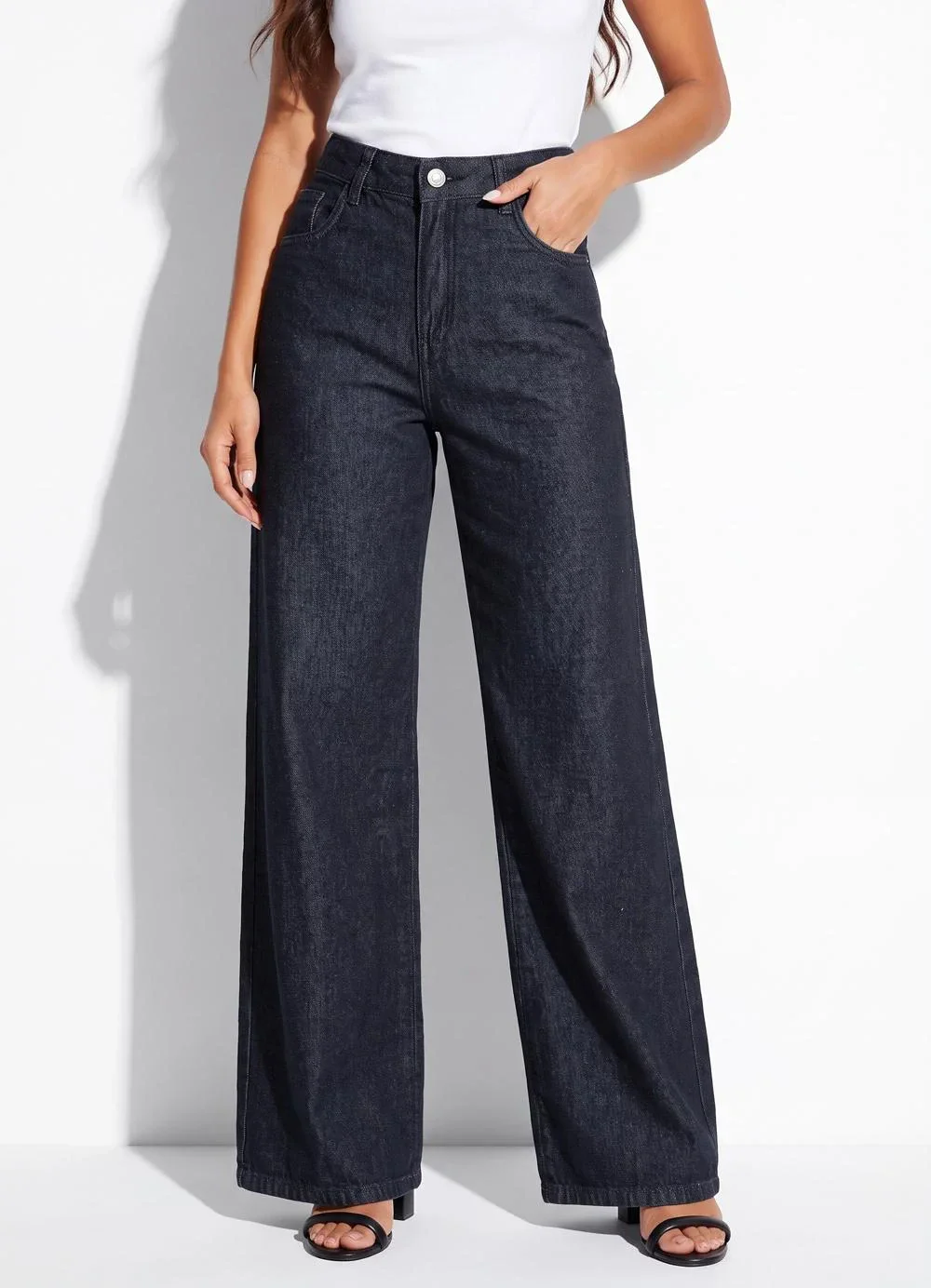 Sawary Jeans - Calça Jeans Preto
